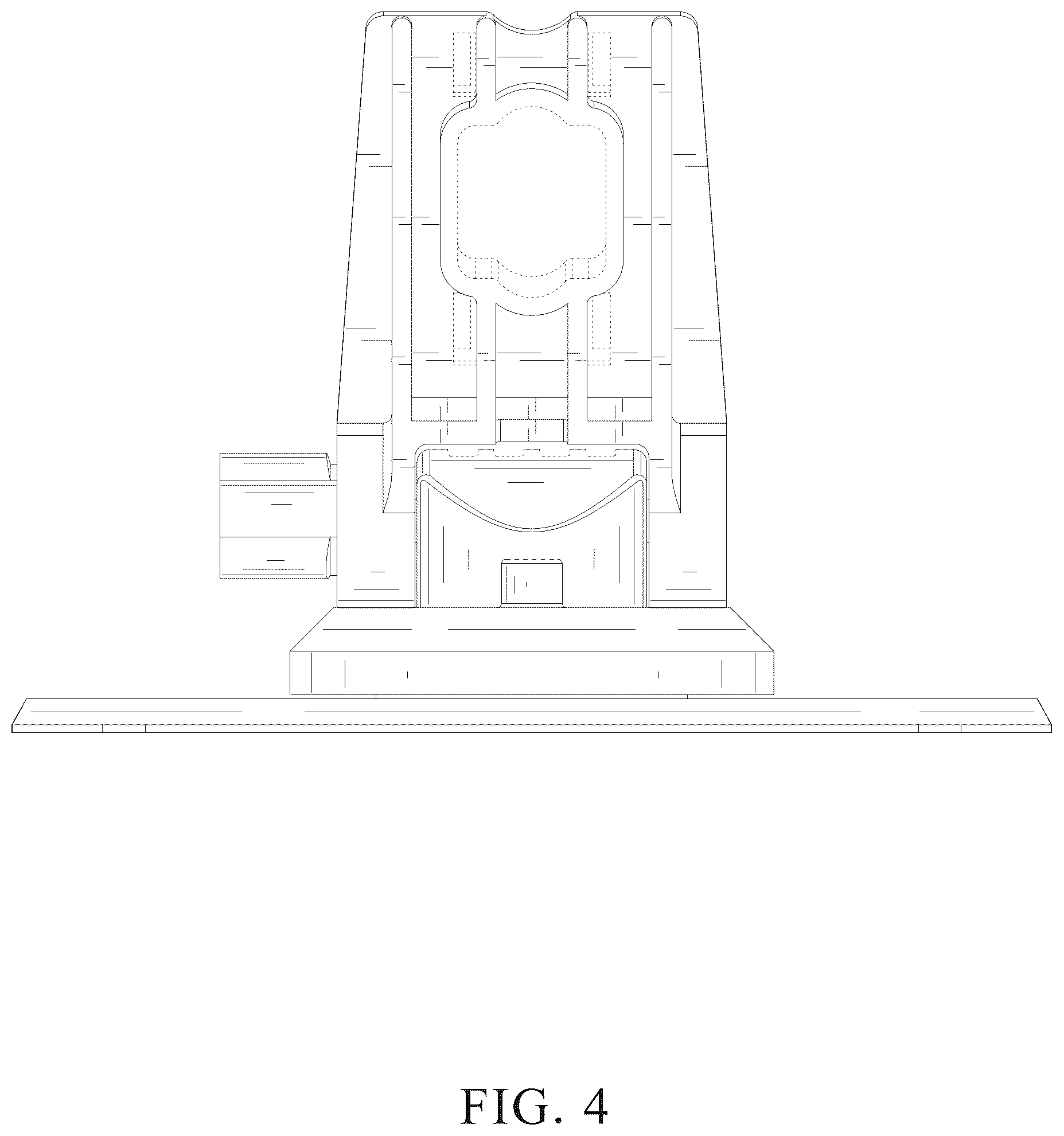 Patent USD1075624 Figure 4 – Vehicle bracket