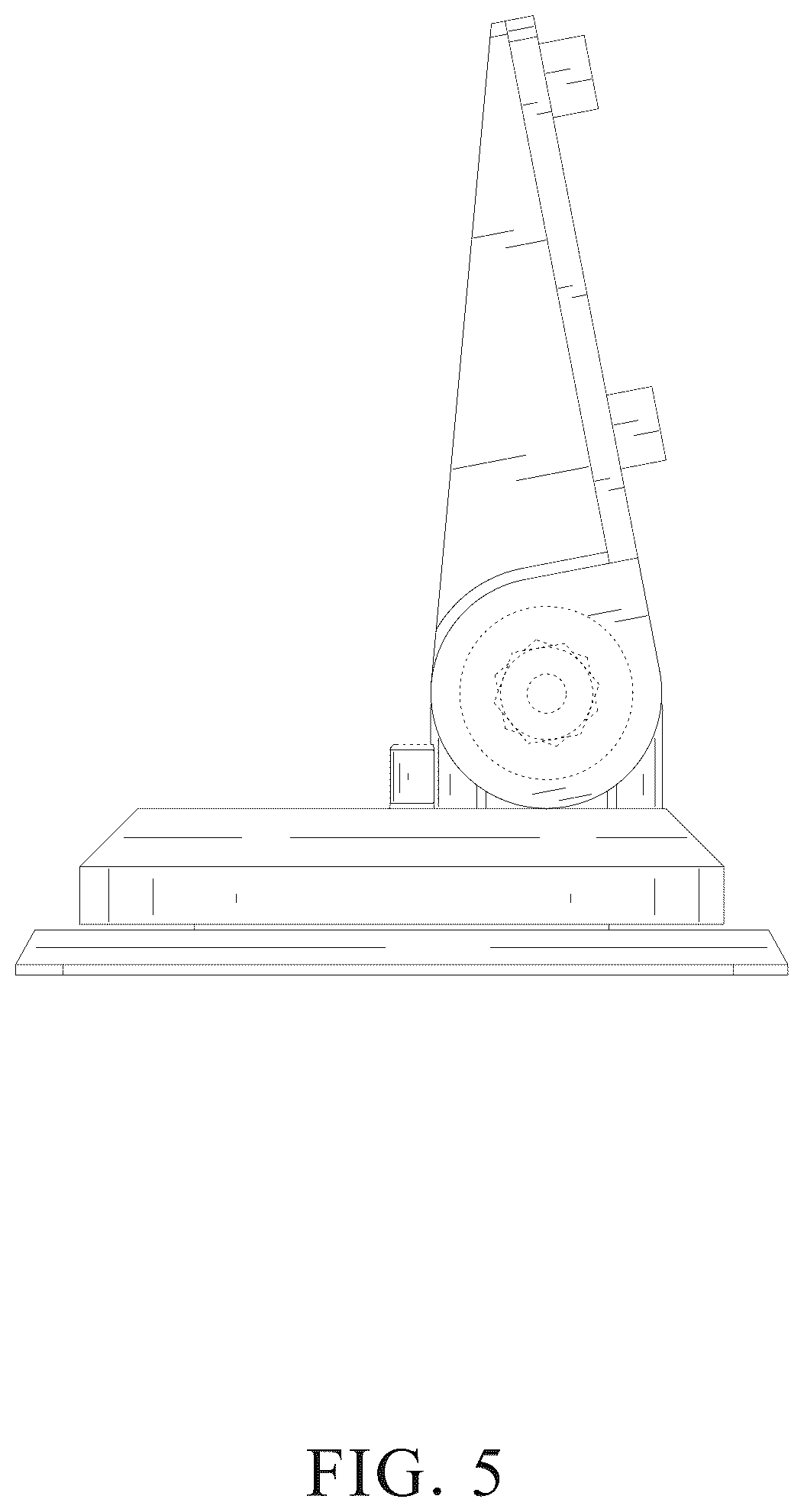 Patent USD1075624 Figure 5 – Vehicle bracket