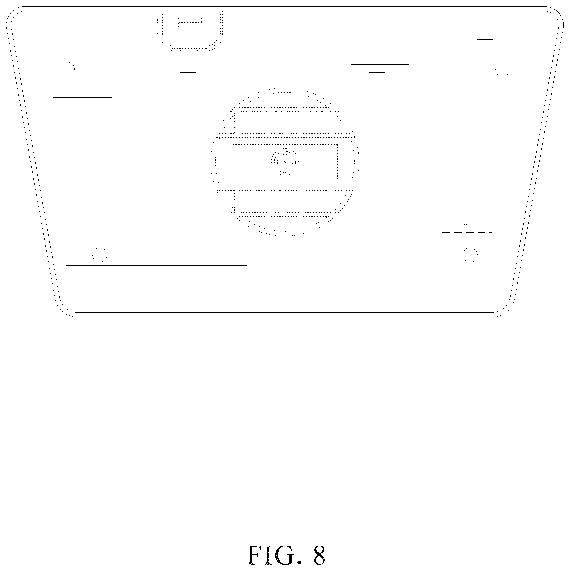 Patent USD1075624 Figure 8 – Vehicle bracket