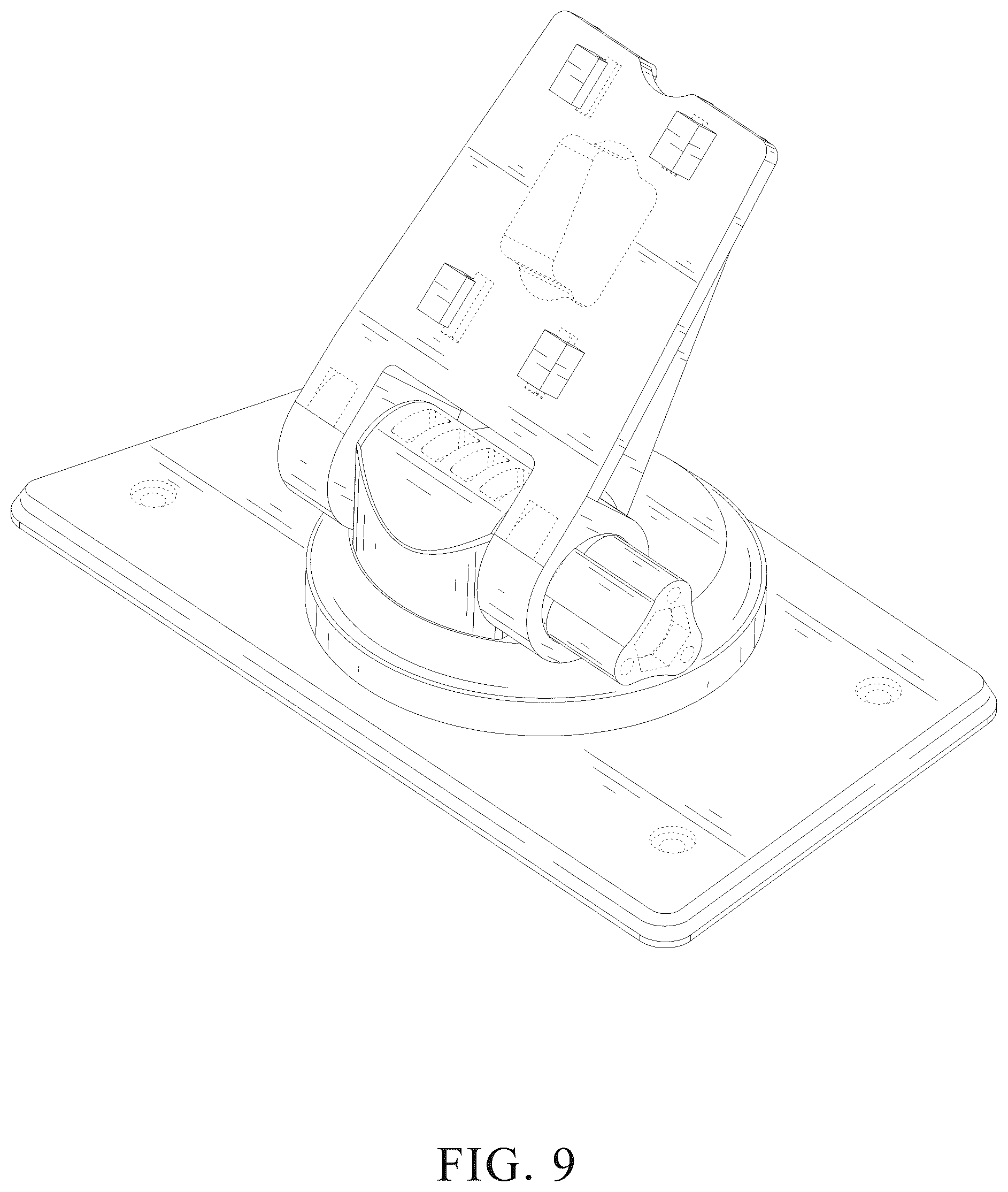 Patent USD1075624 Figure 9 – Vehicle bracket
