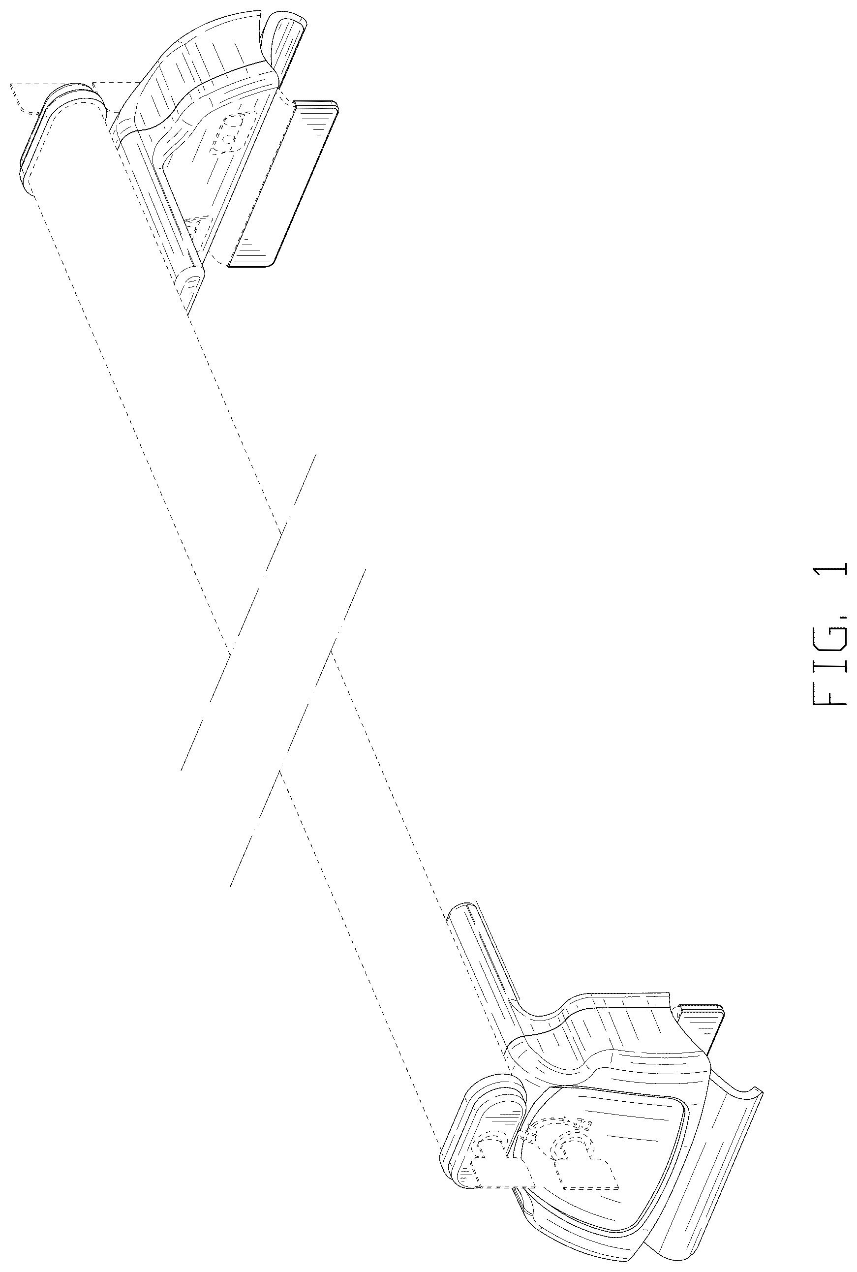 Patent USD1075625 Figure 1 – Vehicle roof rack