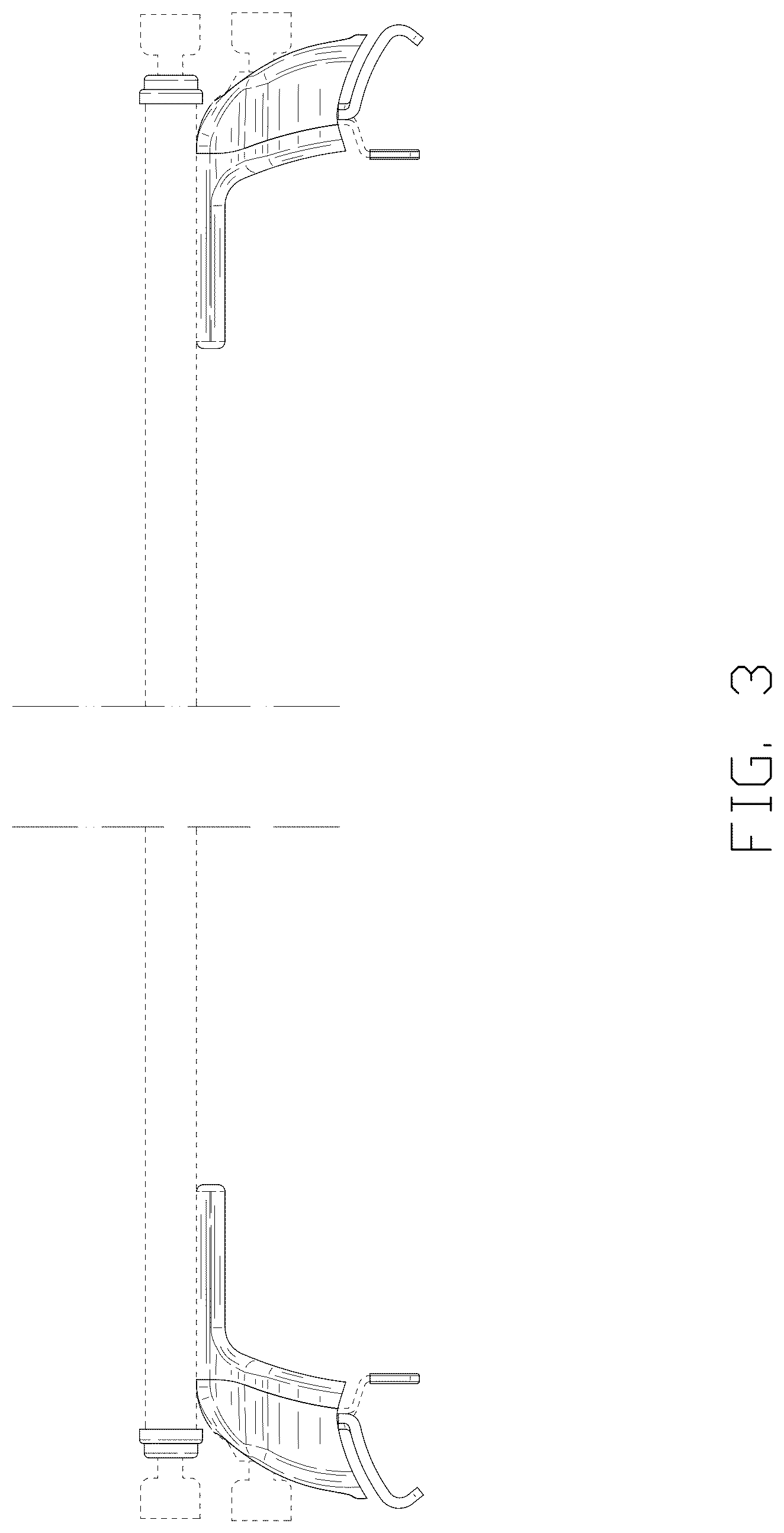 Patent USD1075625 Figure 3 – Vehicle roof rack