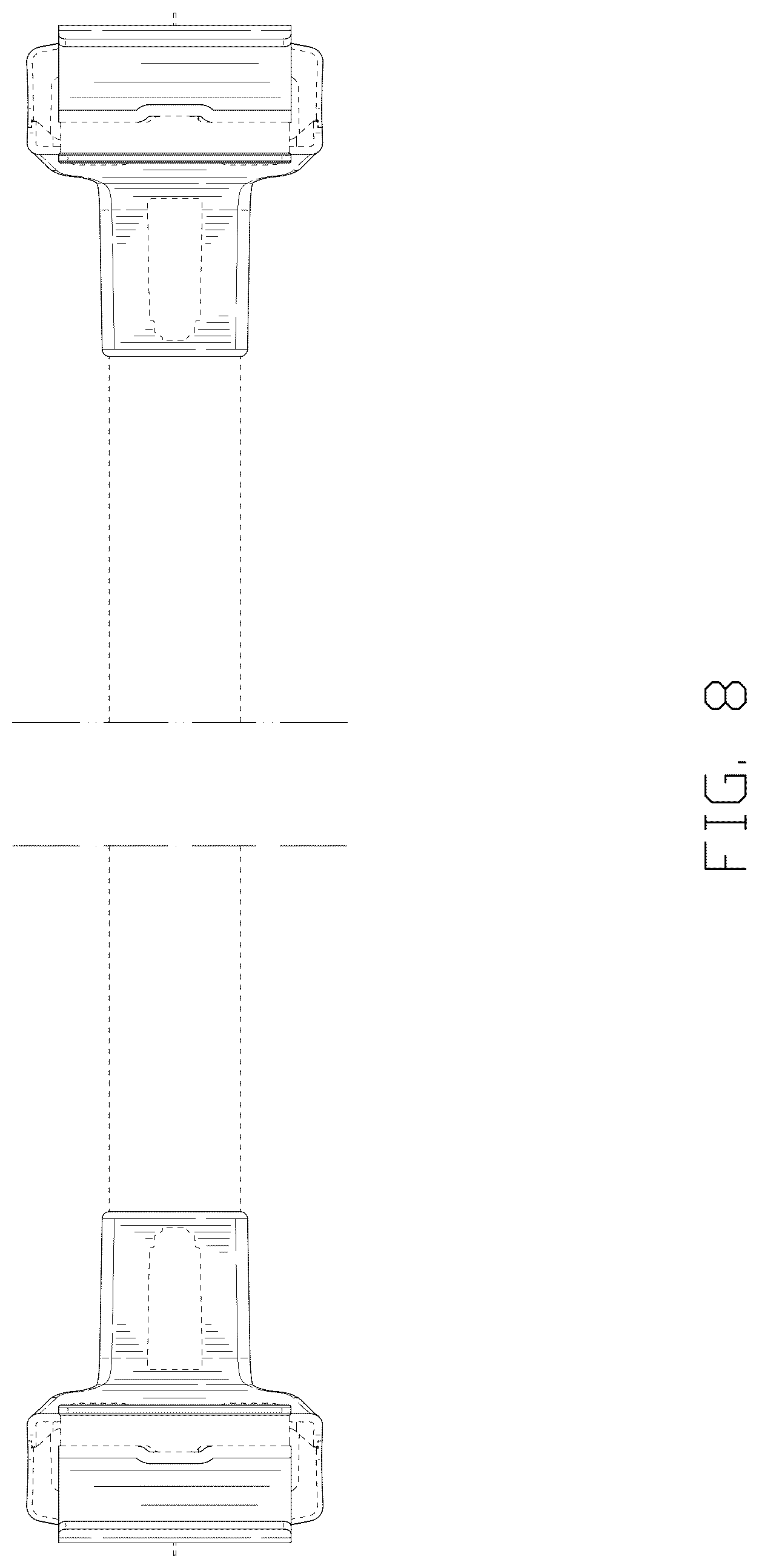 Patent USD1075625 Figure 8 – Vehicle roof rack