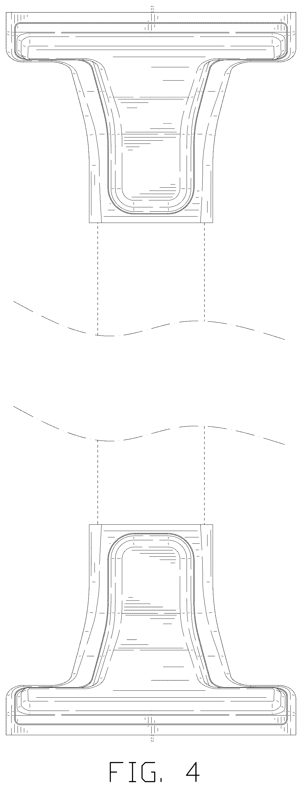 Patent USD1075627 Figure 4 – Vehicle roof rack