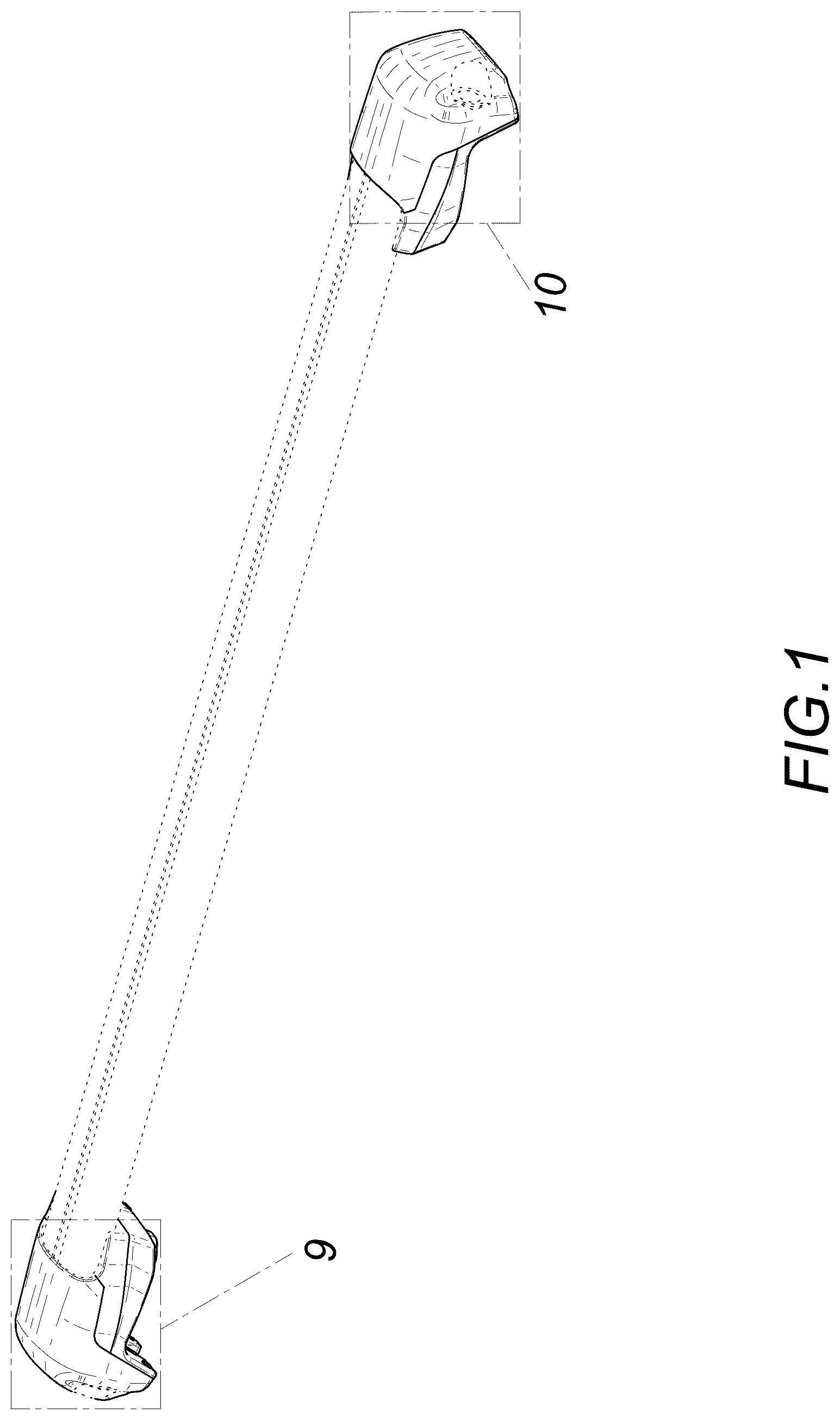 Patent USD1075628 Figure 1 – Car roof rack cross bar
