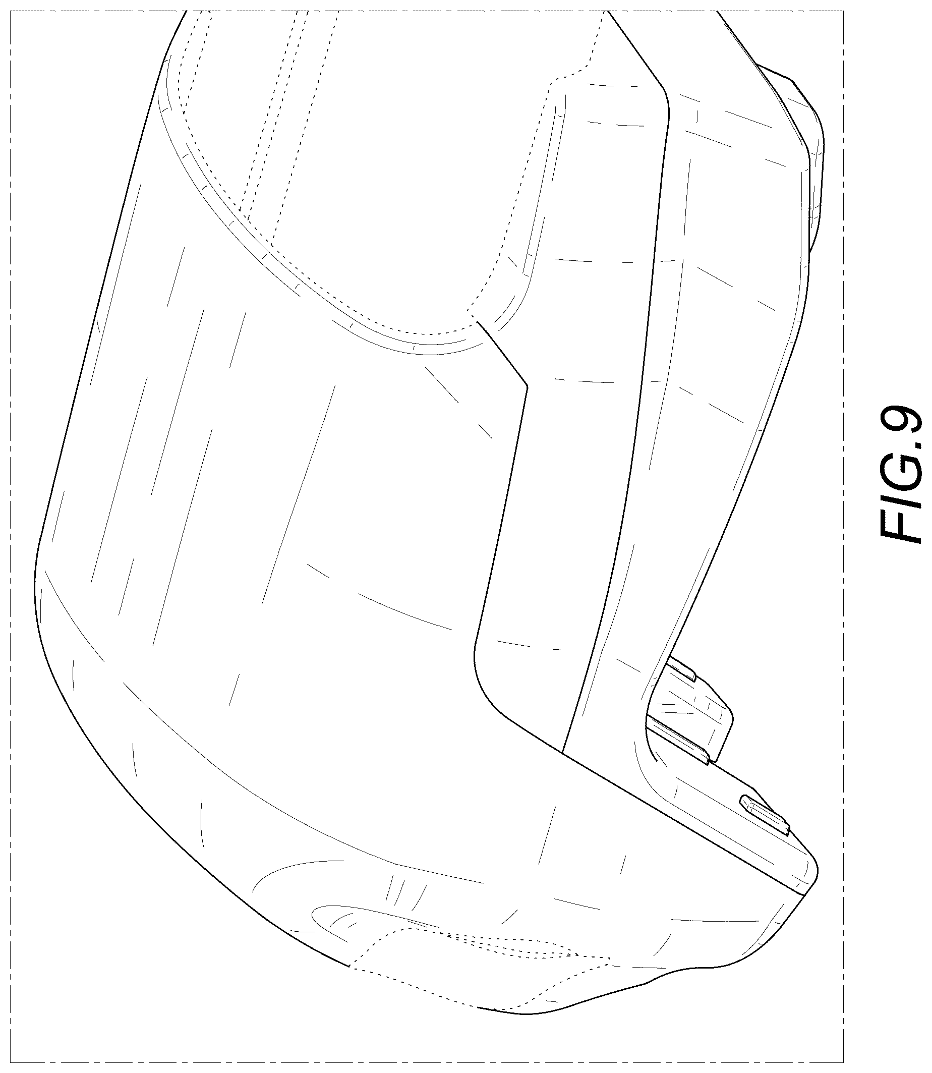 Patent USD1075628 Figure 9 – Car roof rack cross bar