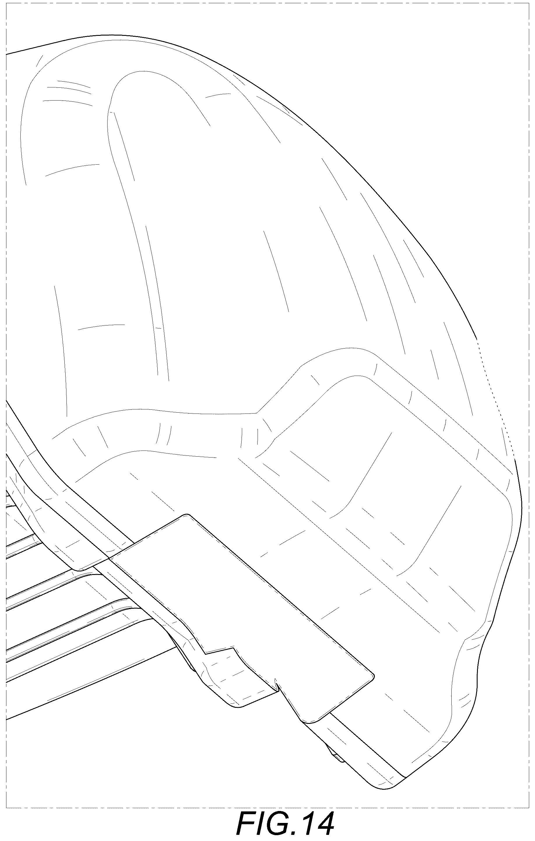 Patent USD1075628 Figure 14 – Car roof rack cross bar
