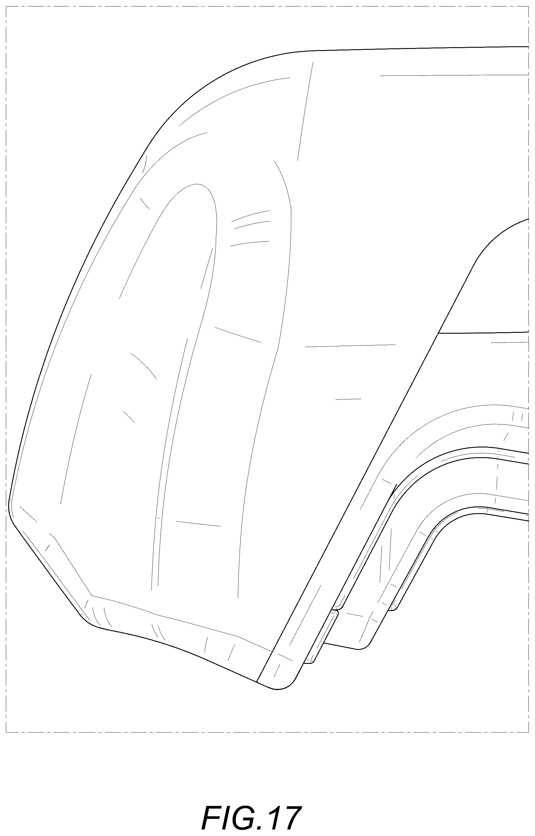 Patent USD1075628 Figure 17 – Car roof rack cross bar