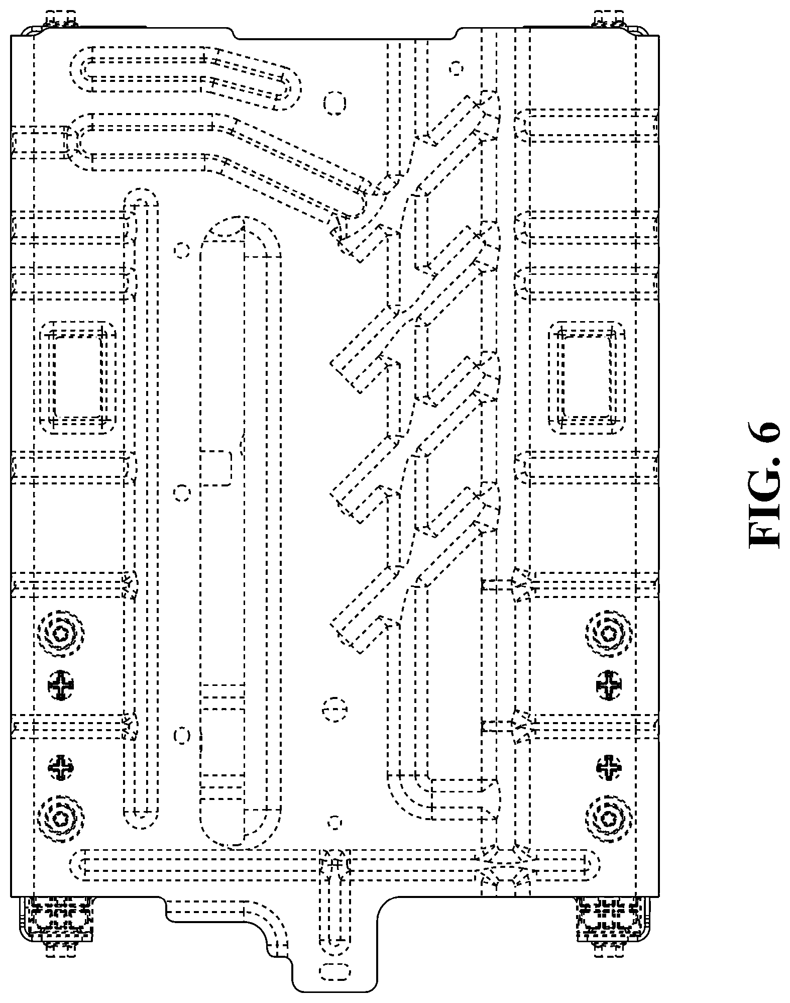 Patent USD1075630 Figure 4 – Vehicle center console