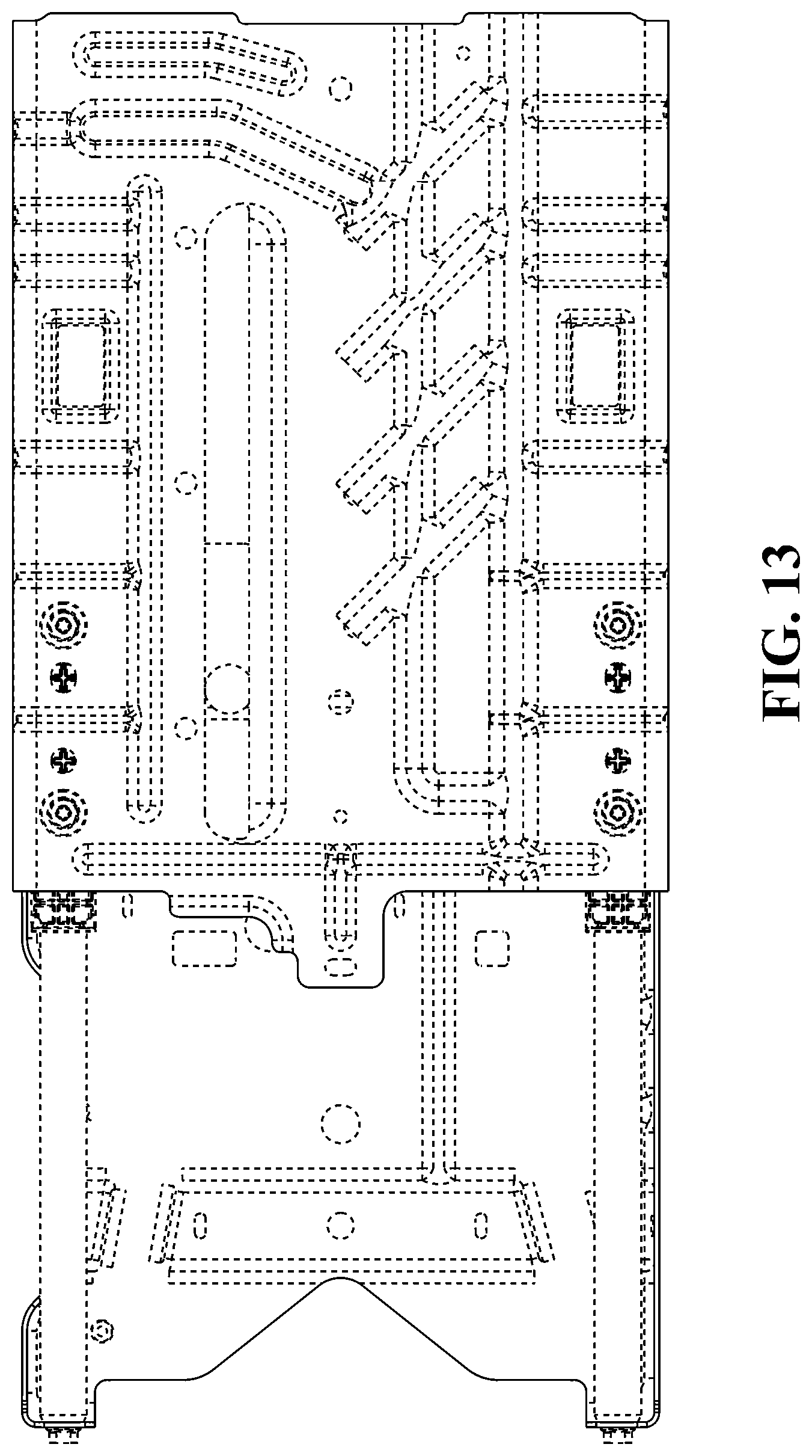 Patent USD1075630 Figure 9 – Vehicle center console
