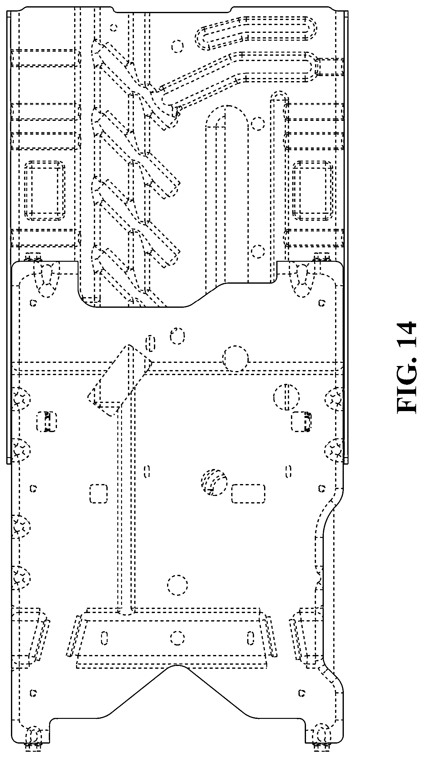 Patent USD1075630 Figure 10 – Vehicle center console