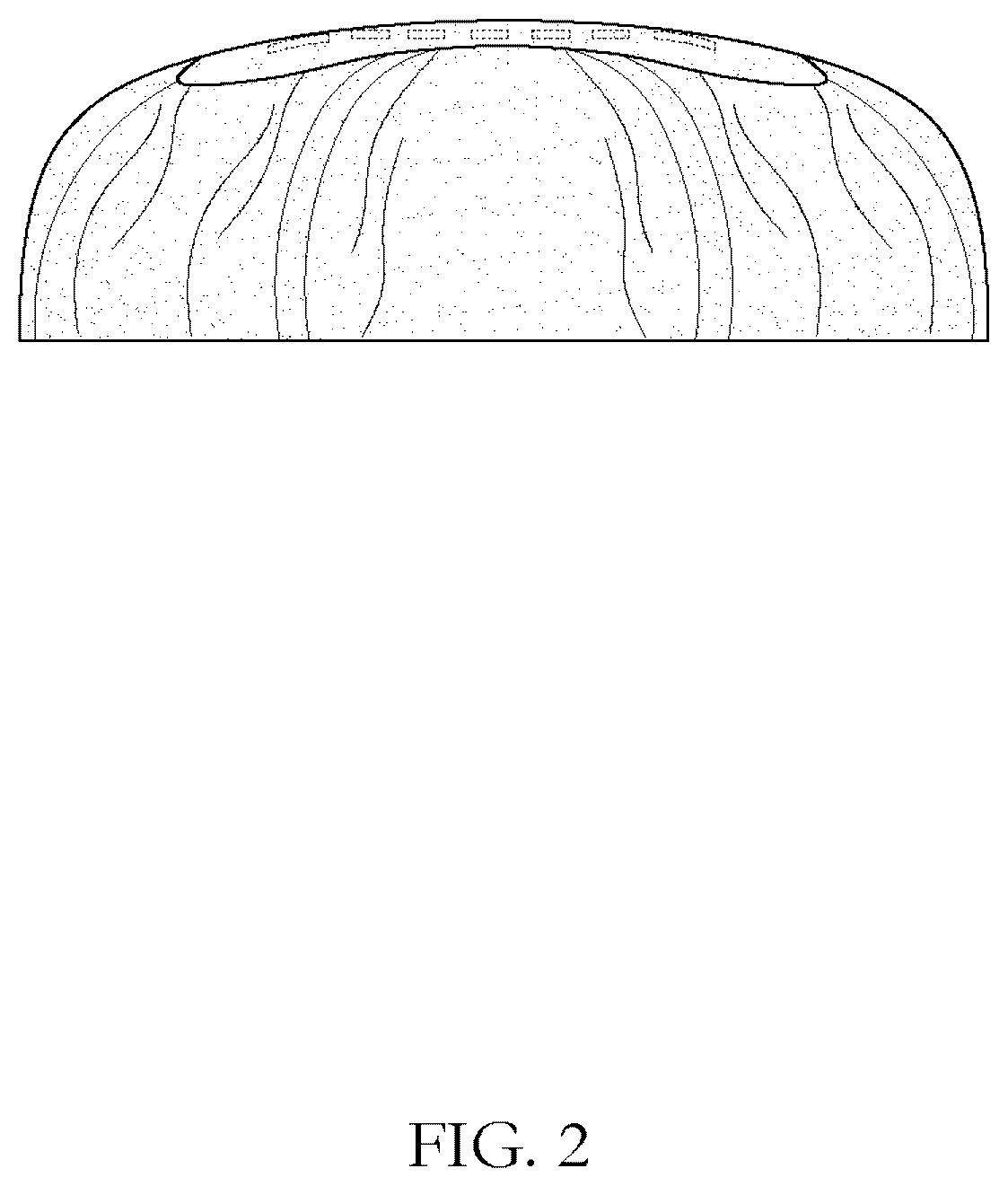 Patent USD1075631 Figure 2 – Disposable seat cover for rental bikes and exercise equipment