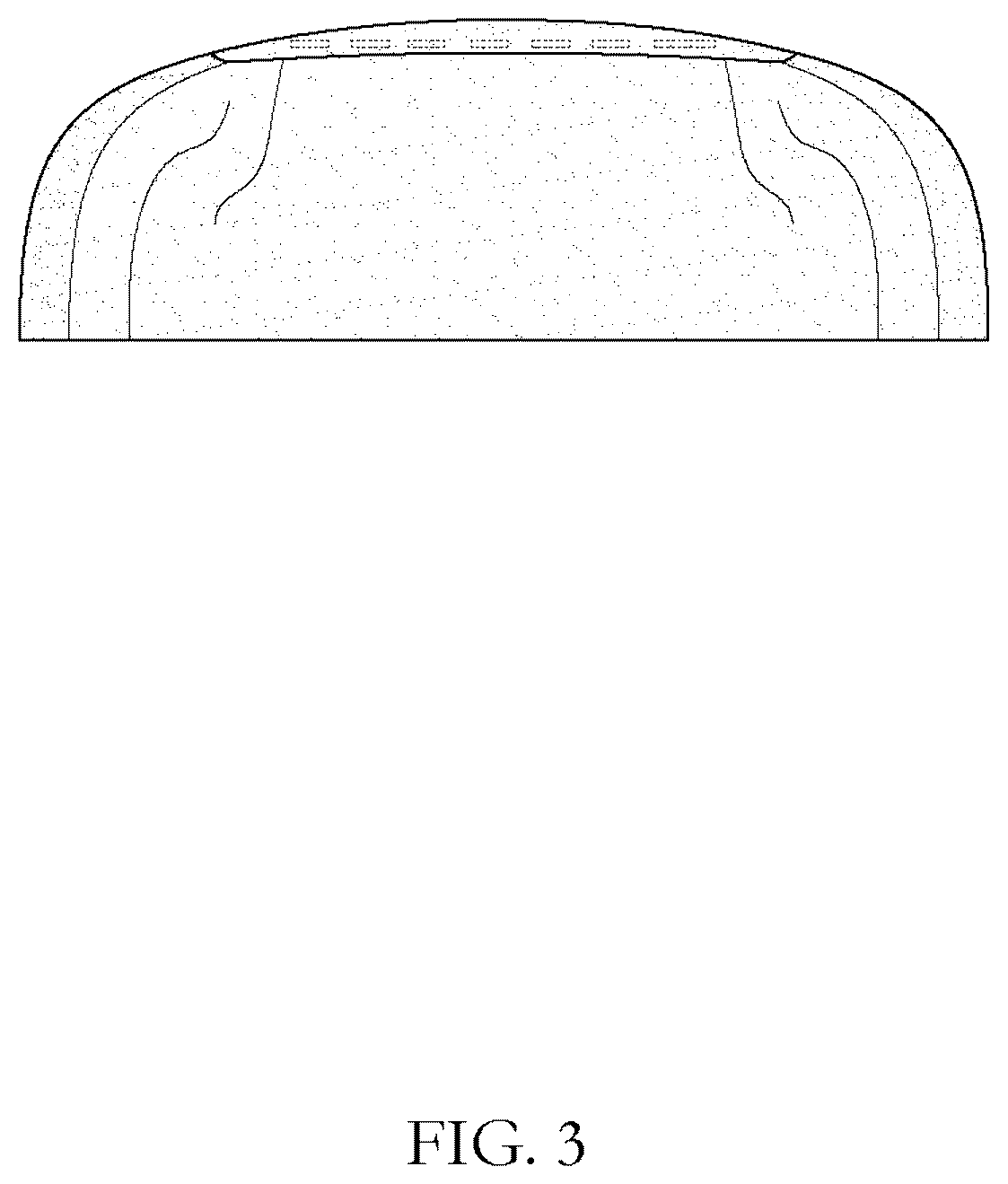 Patent USD1075631 Figure 3 – Disposable seat cover for rental bikes and exercise equipment