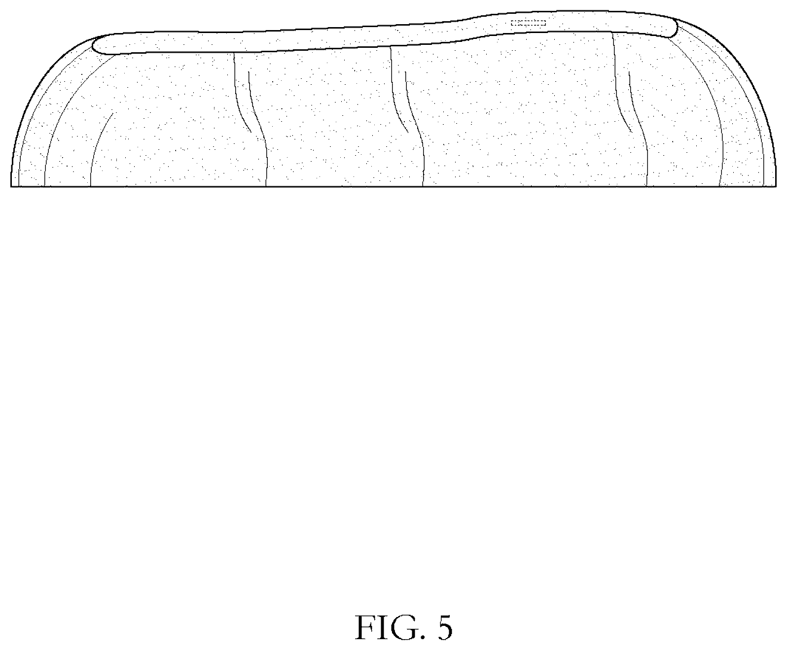 Patent USD1075631 Figure 5 – Disposable seat cover for rental bikes and exercise equipment