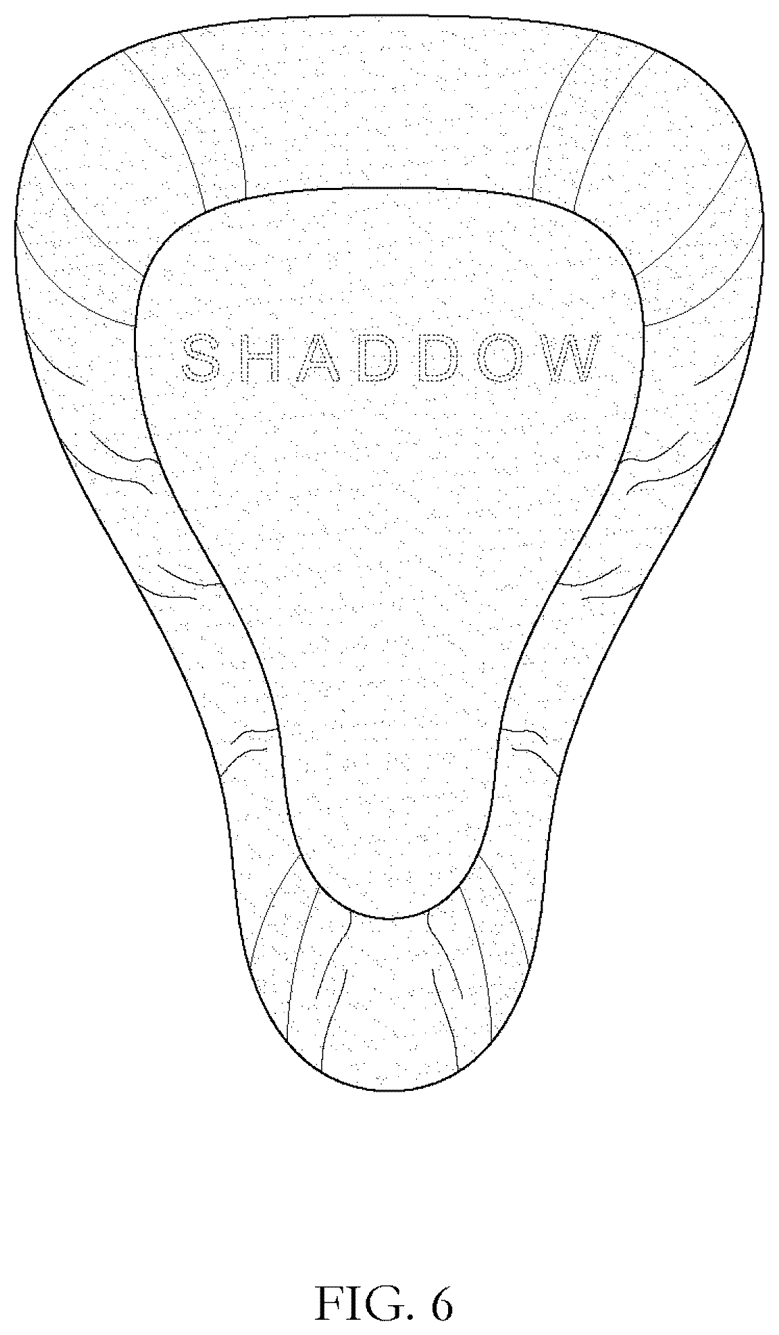 Patent USD1075631 Figure 6 – Disposable seat cover for rental bikes and exercise equipment