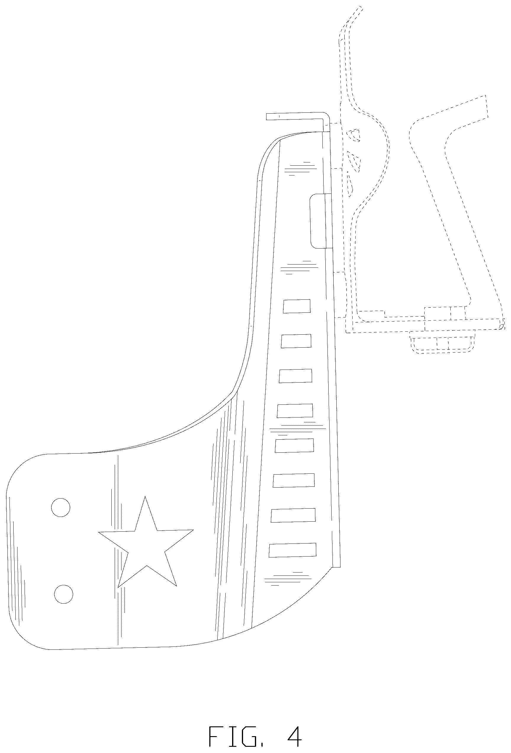 Patent USD1075632 Figure 4 – Car cup holder