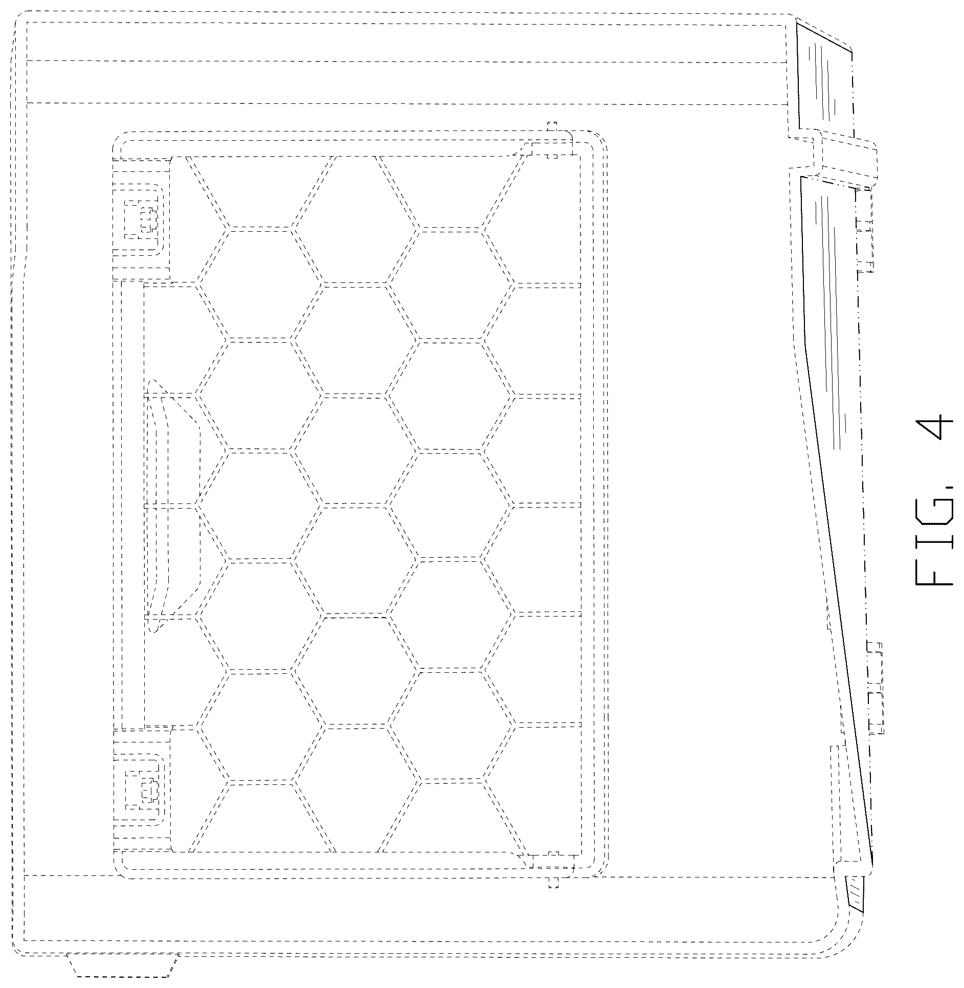 Patent USD1075634 Figure 4 – Car door storage box