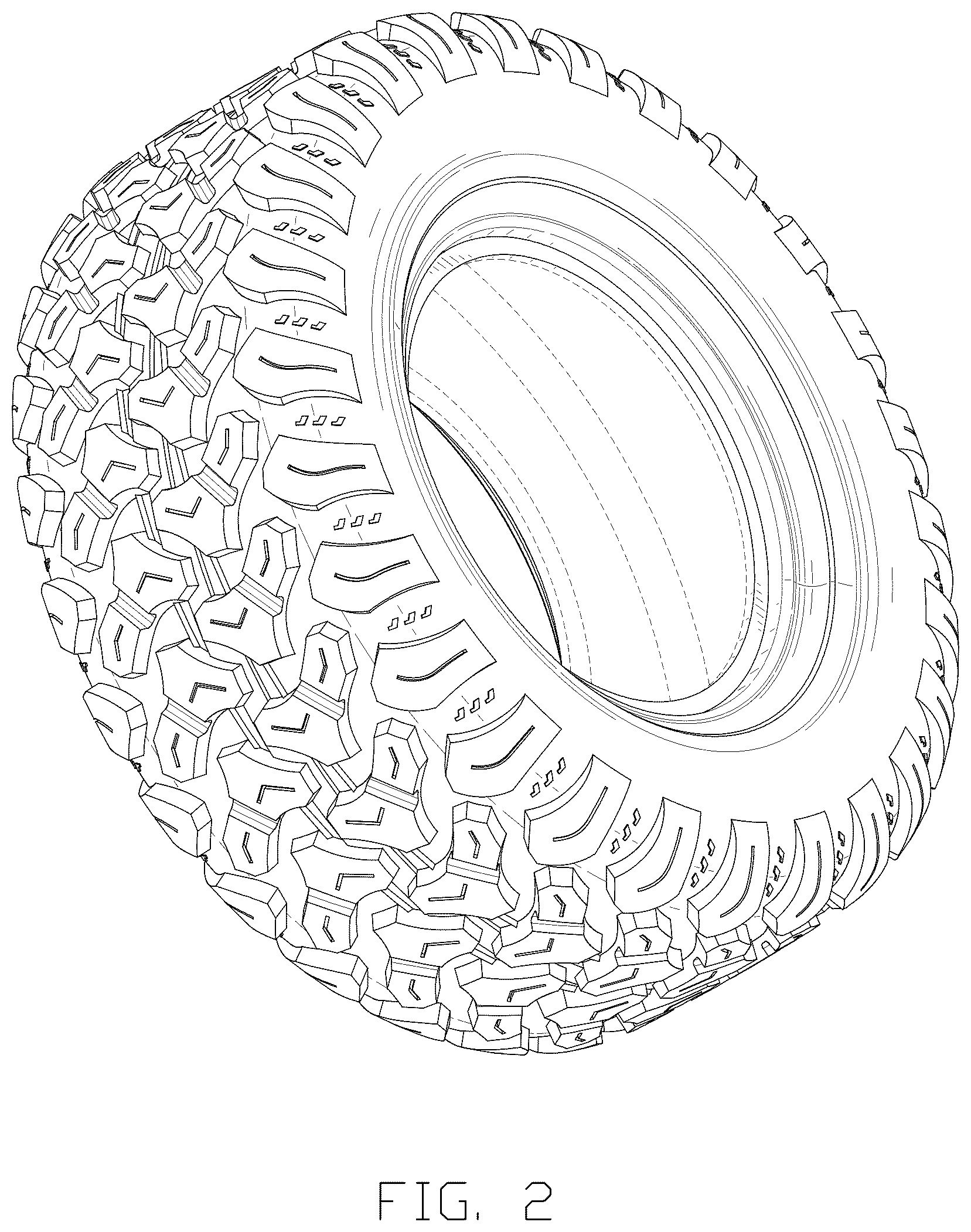Patent USD1075637 Figure 2 – Tire