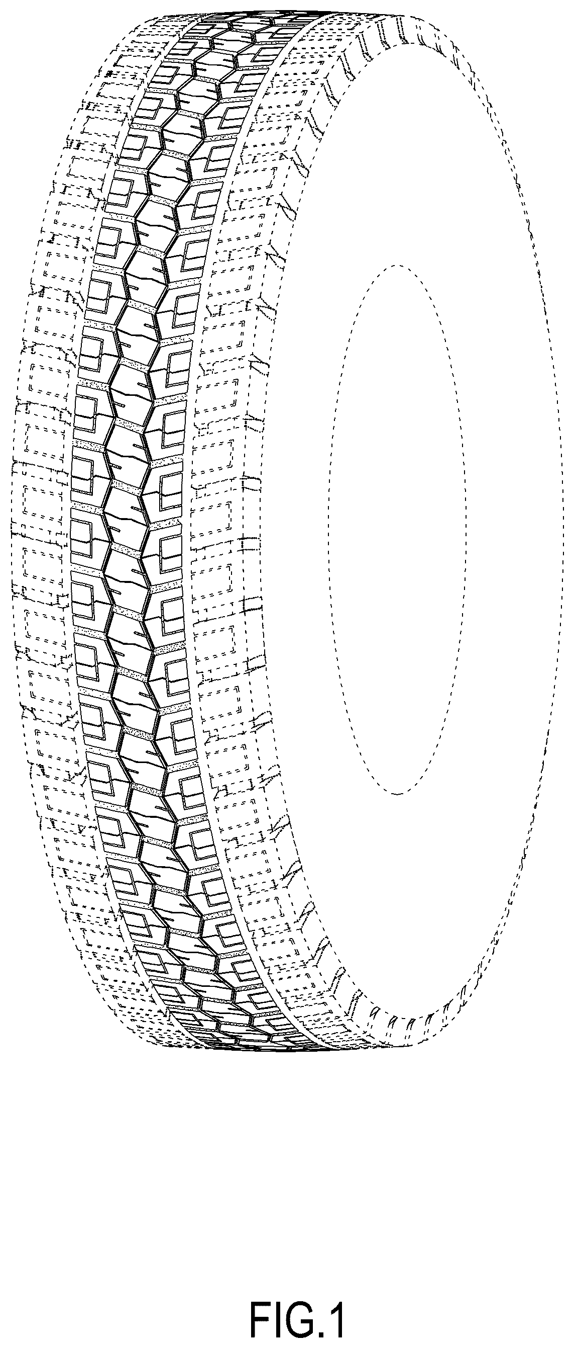 Patent USD1075639 Figure 1 – Tire