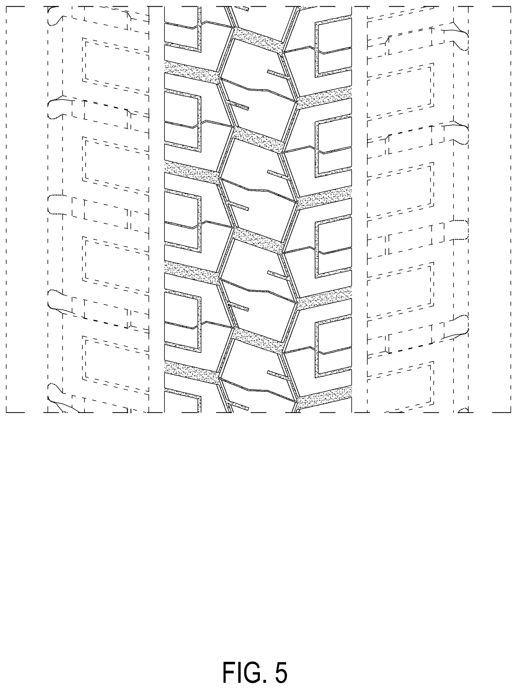 Patent USD1075639 Figure 5 – Tire