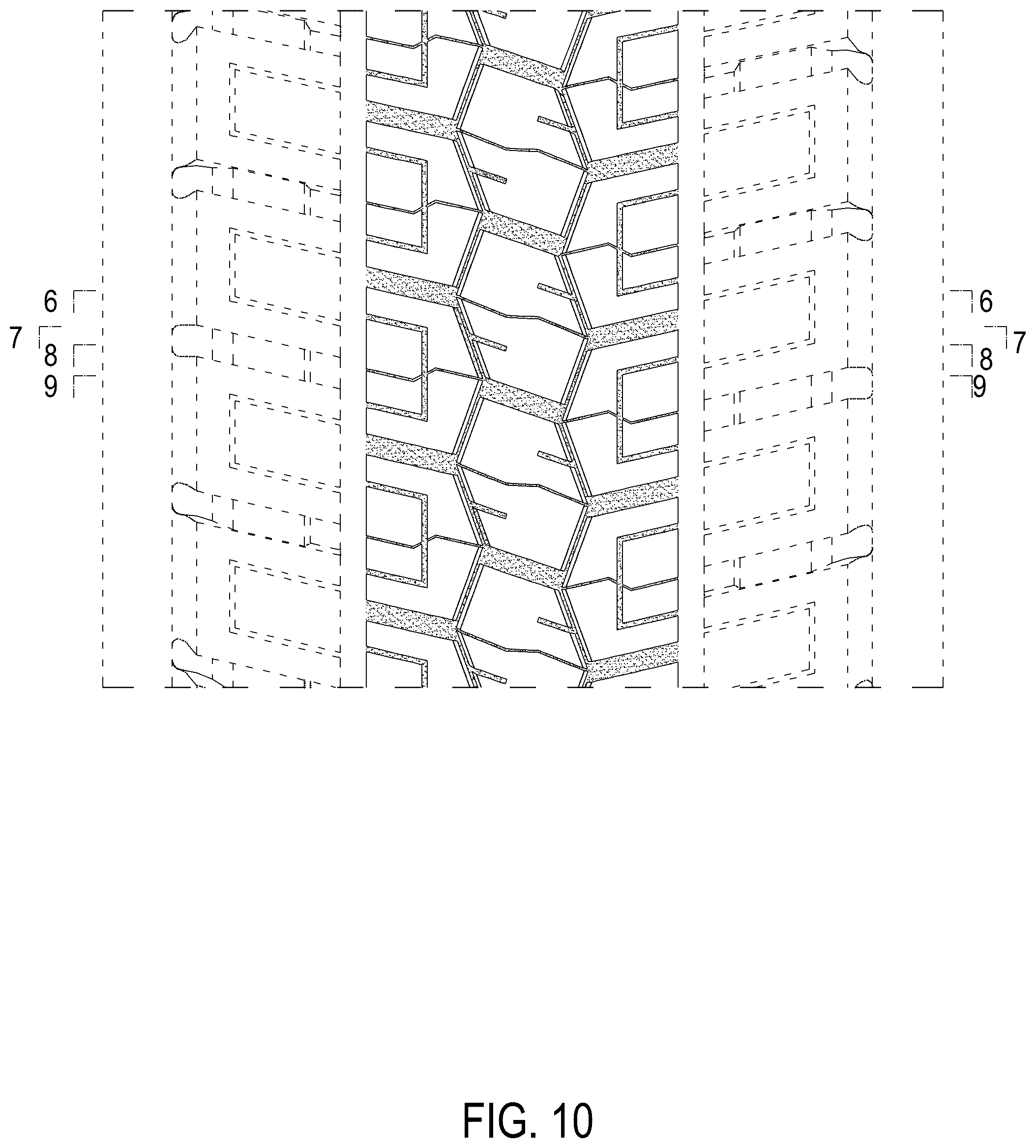 Patent USD1075639 Figure 10 – Tire
