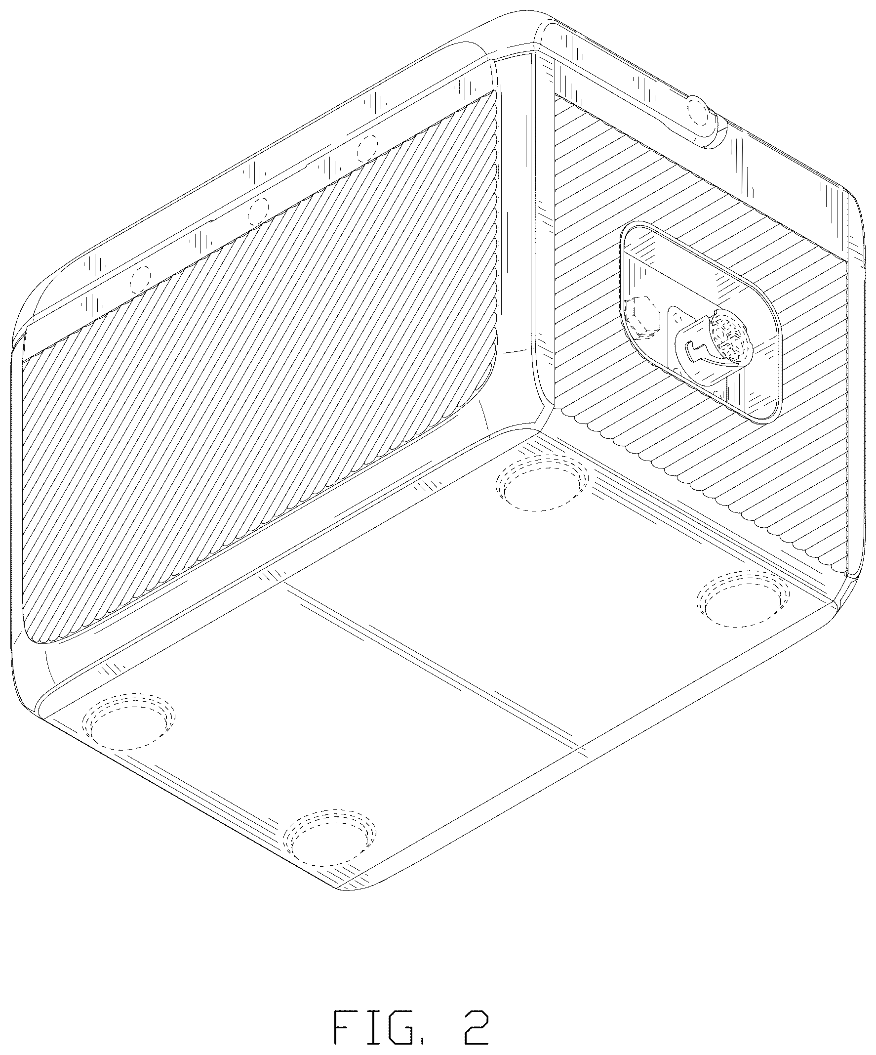 Patent USD1075642 Figure 2 – Battery pack