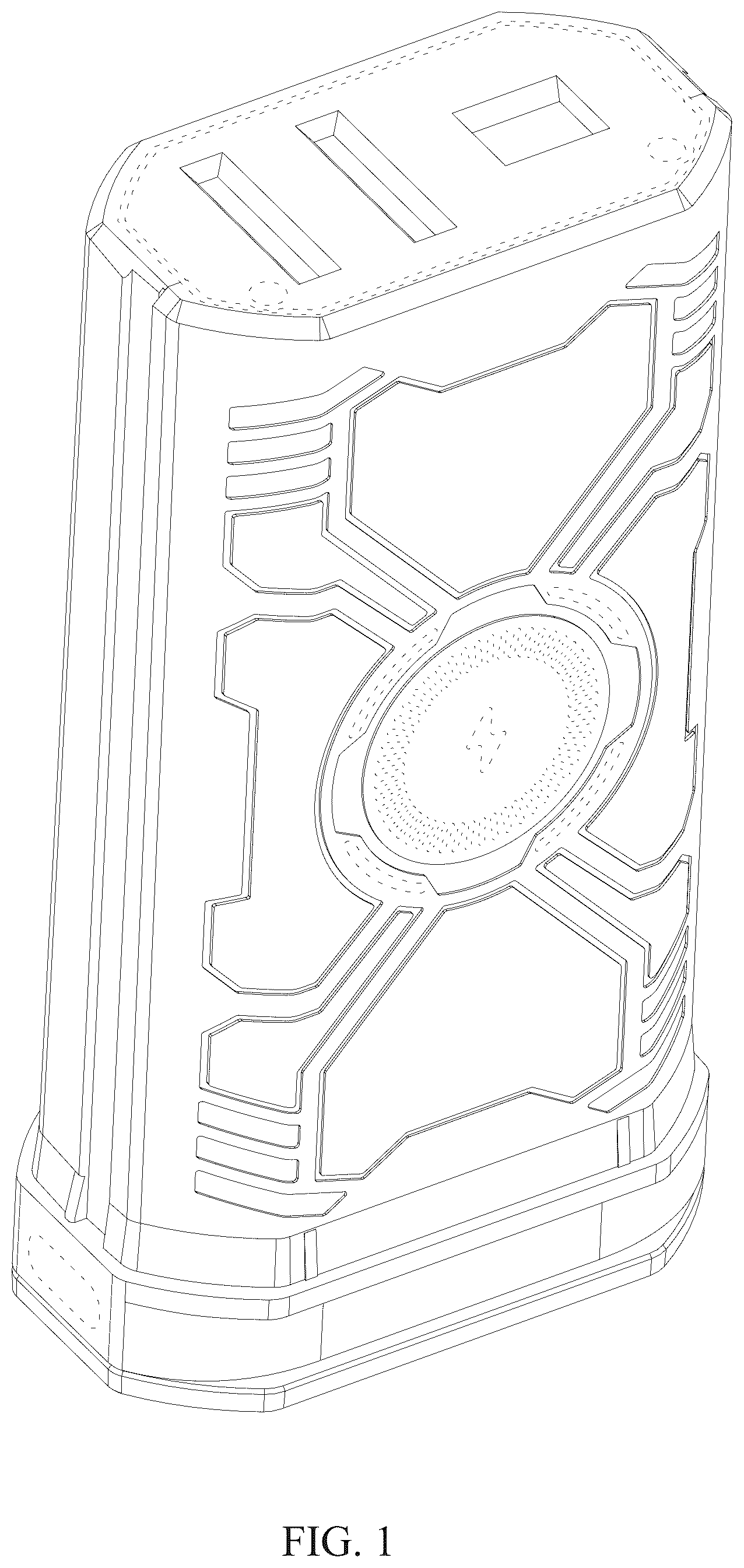 Patent USD1075645 Figure 1 – Battery pack