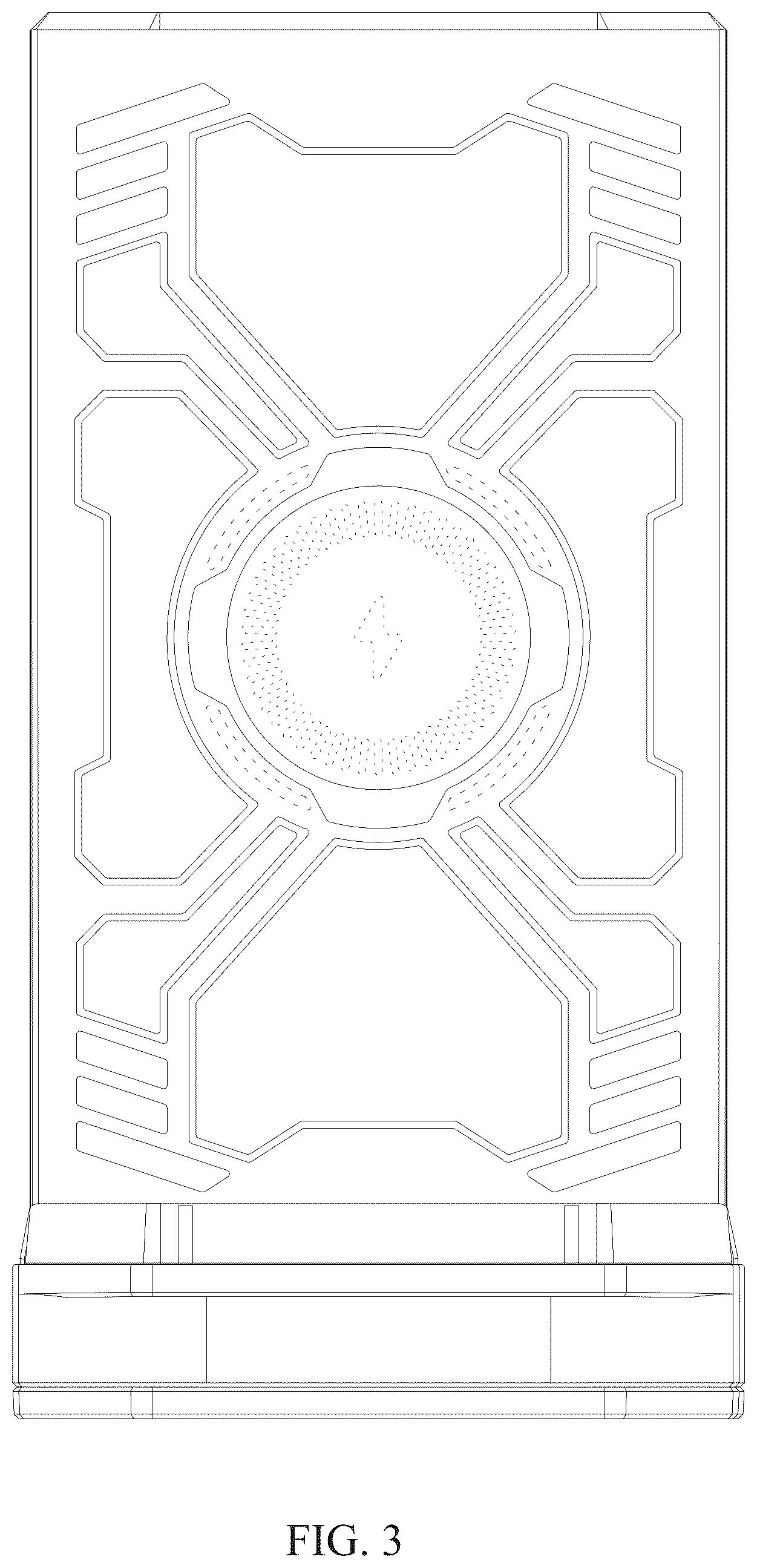 Patent USD1075645 Figure 3 – Battery pack