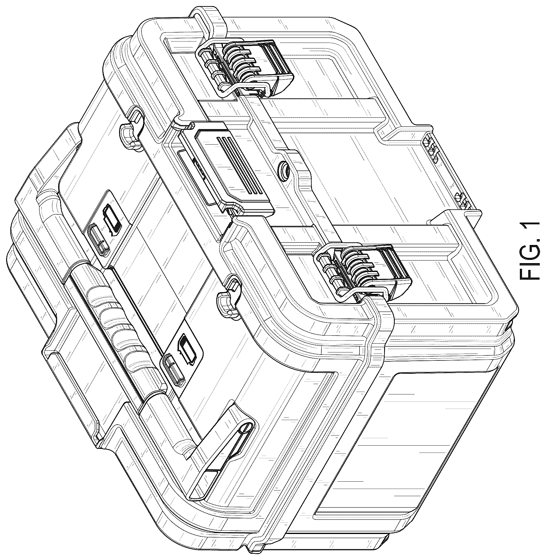 Patent USD1075647 Figure 1 – Charger box
