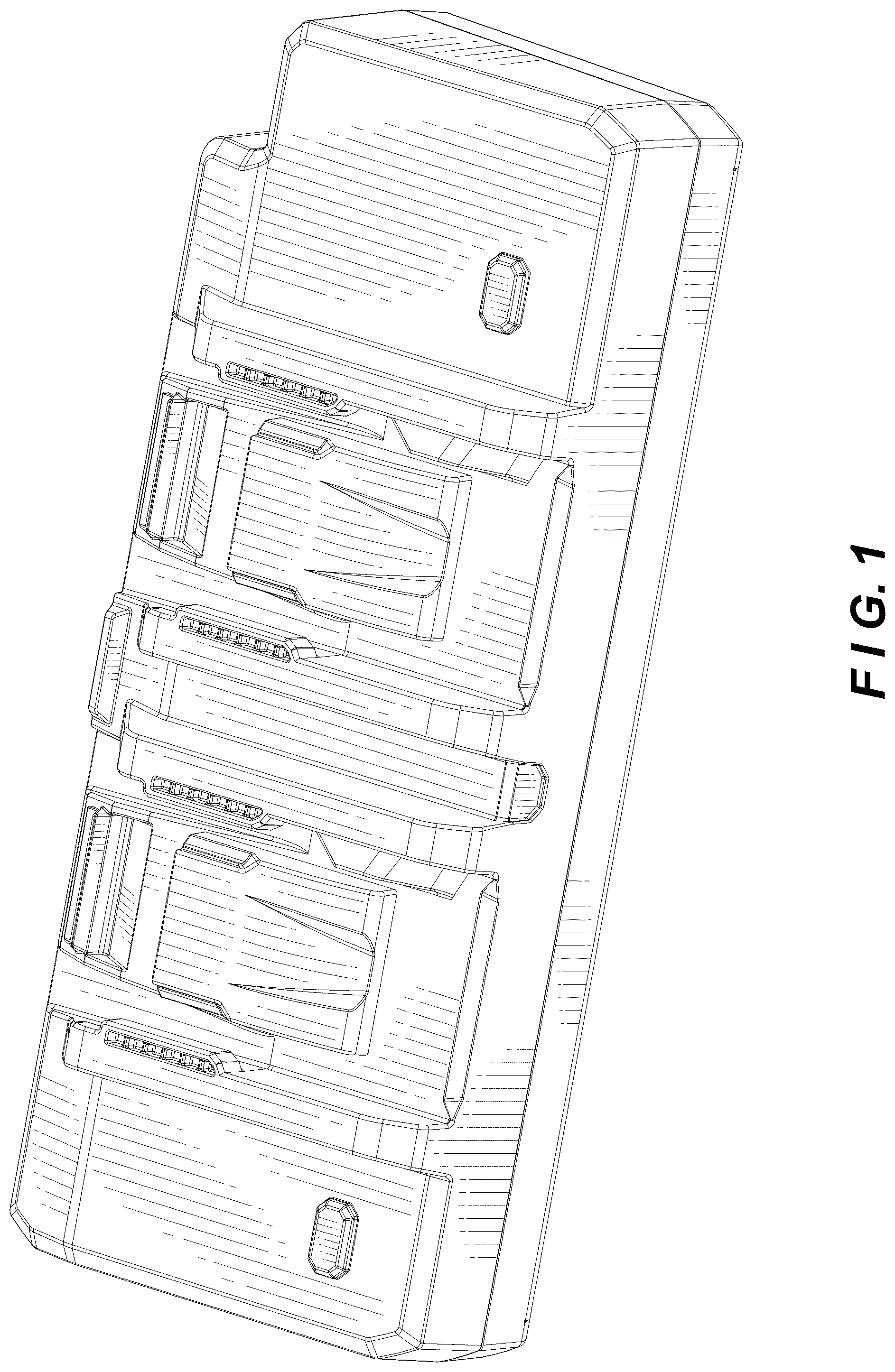 Patent USD1075649 Figure 1 – Battery charger