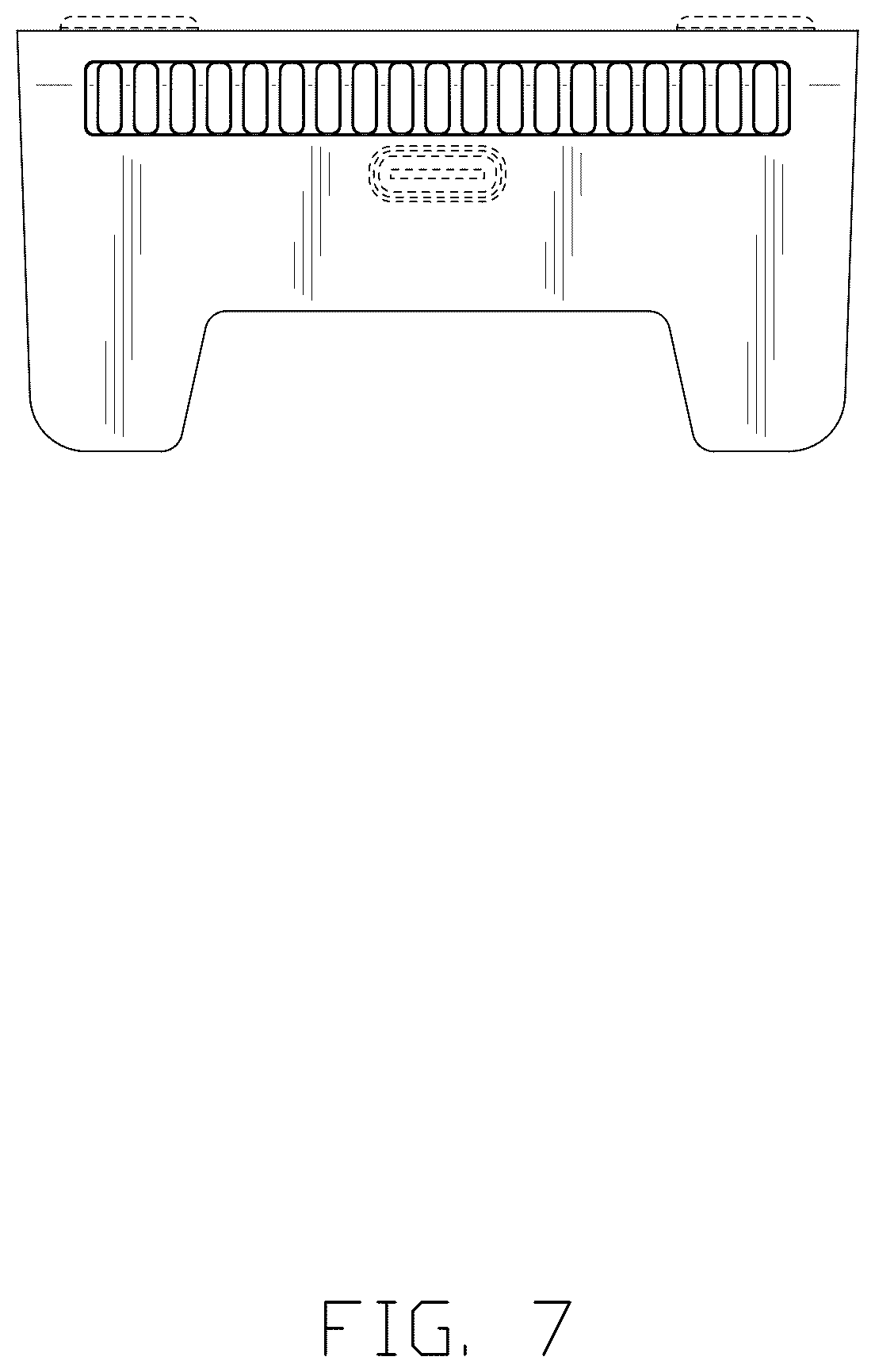 Patent USD1075650 Figure 7 – Charging socket