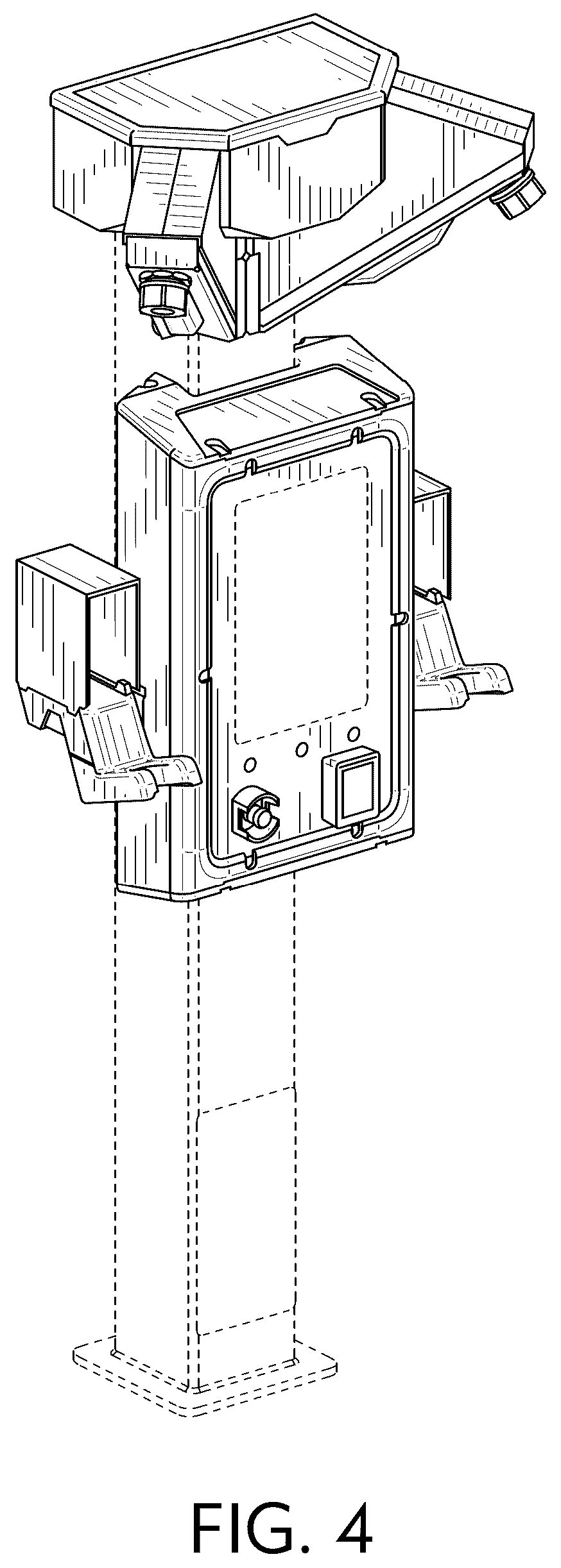 Patent USD1075651 Figure 4 – Electric vehicle charger