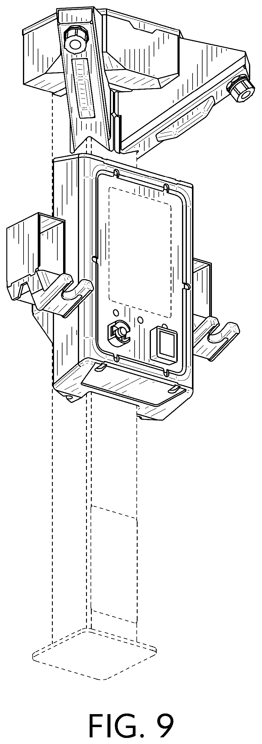 Patent USD1075651 Figure 9 – Electric vehicle charger