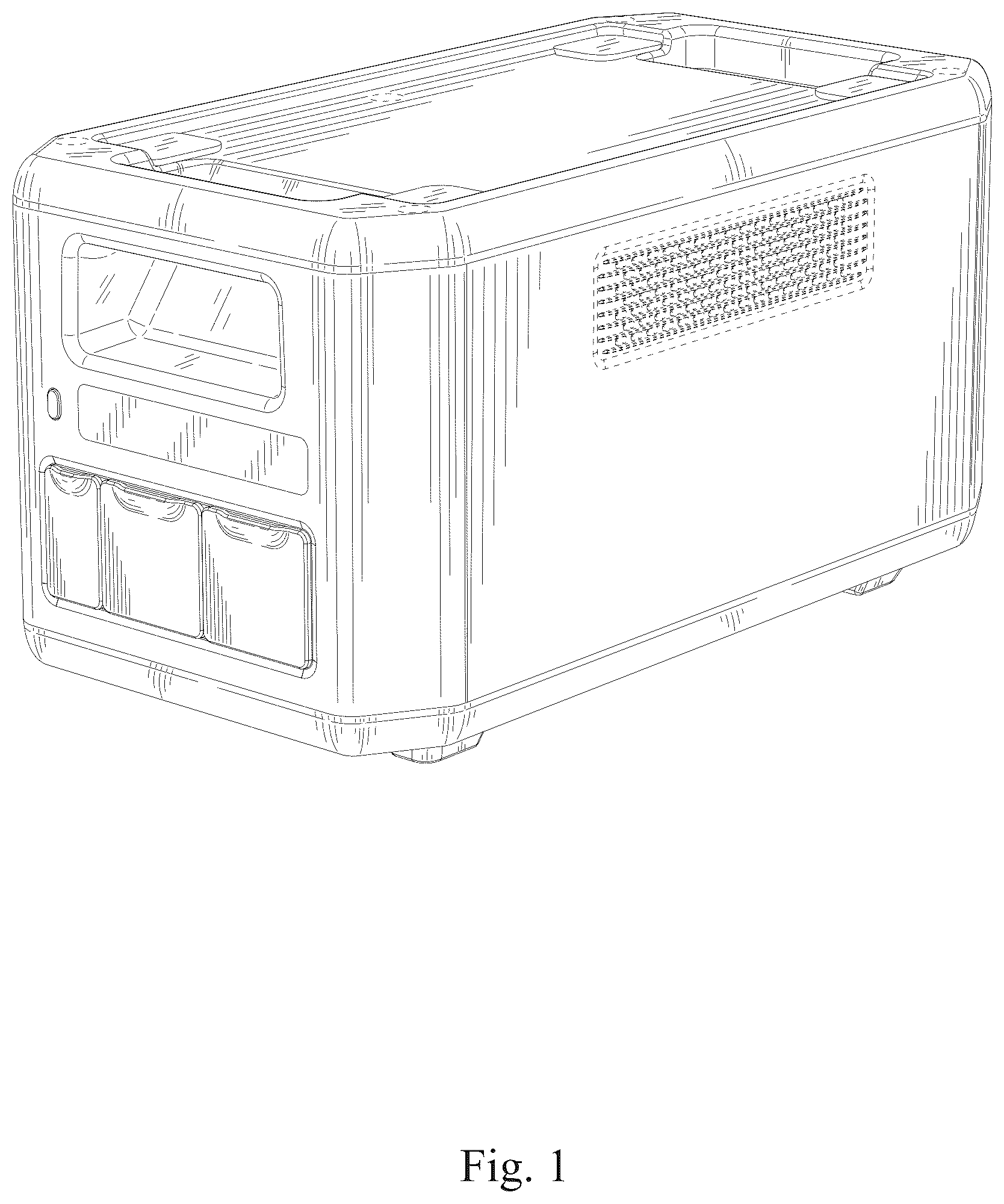 Patent USD1075652 Figure 1 – Power supply unit