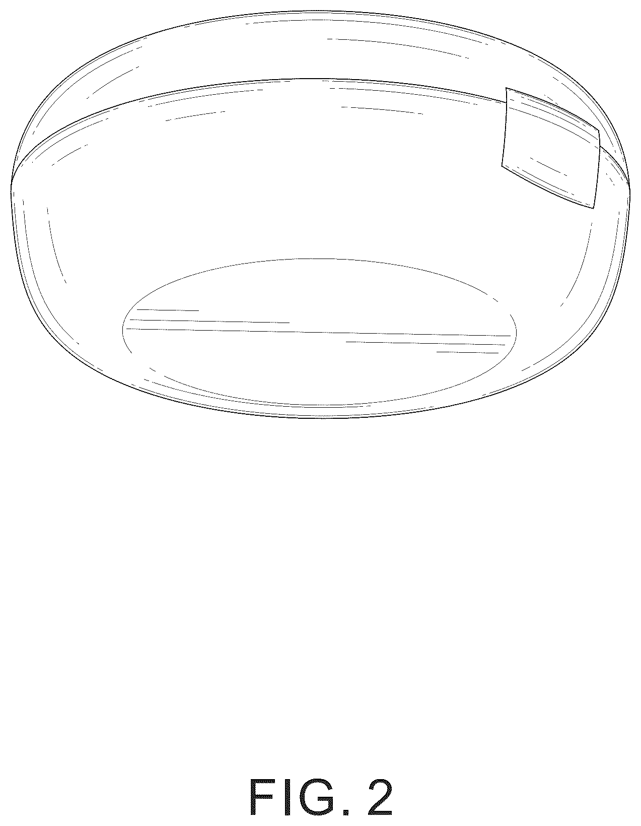Patent USD1075653 Figure 2 – Charging case for smart ring