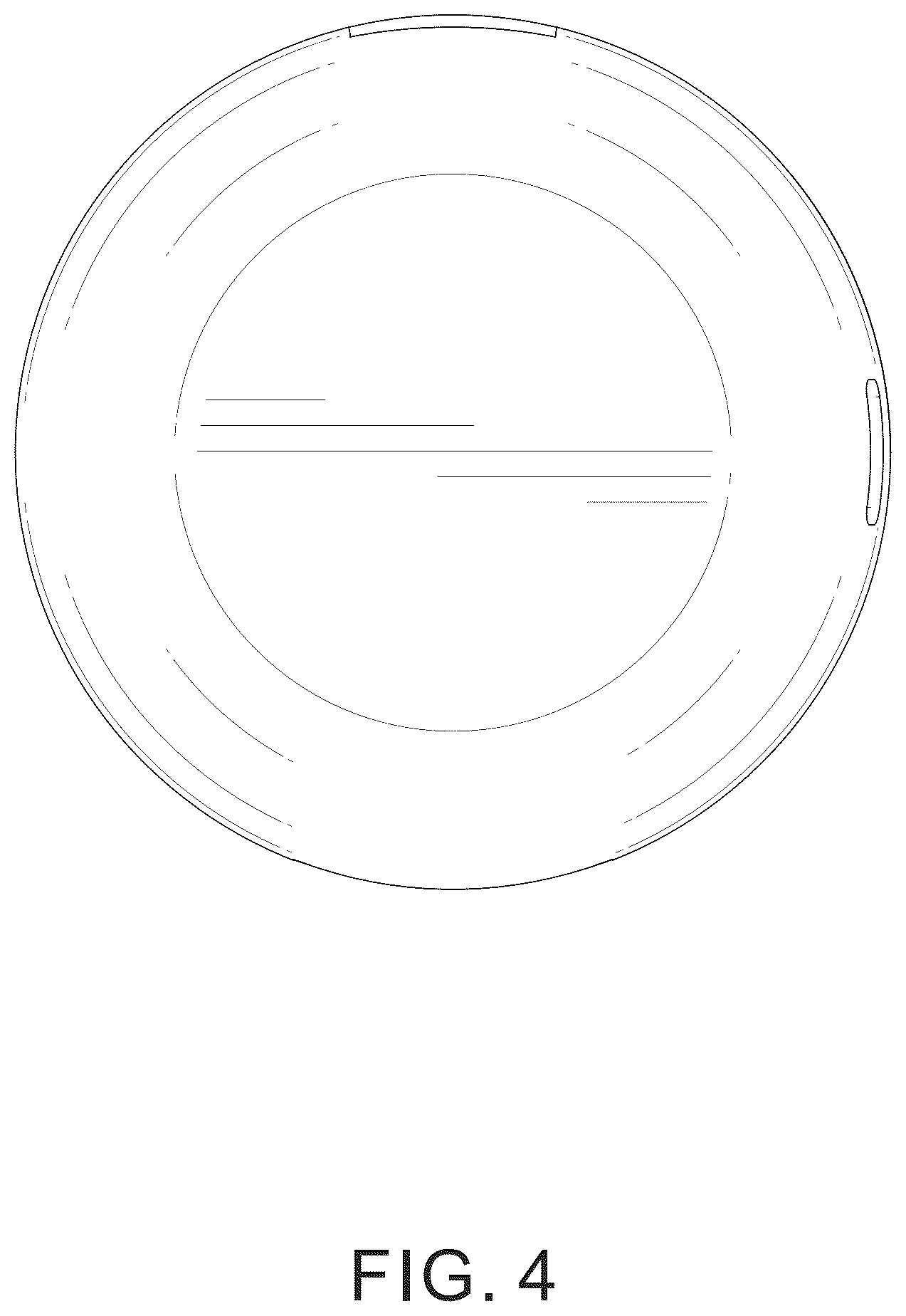 Patent USD1075653 Figure 4 – Charging case for smart ring