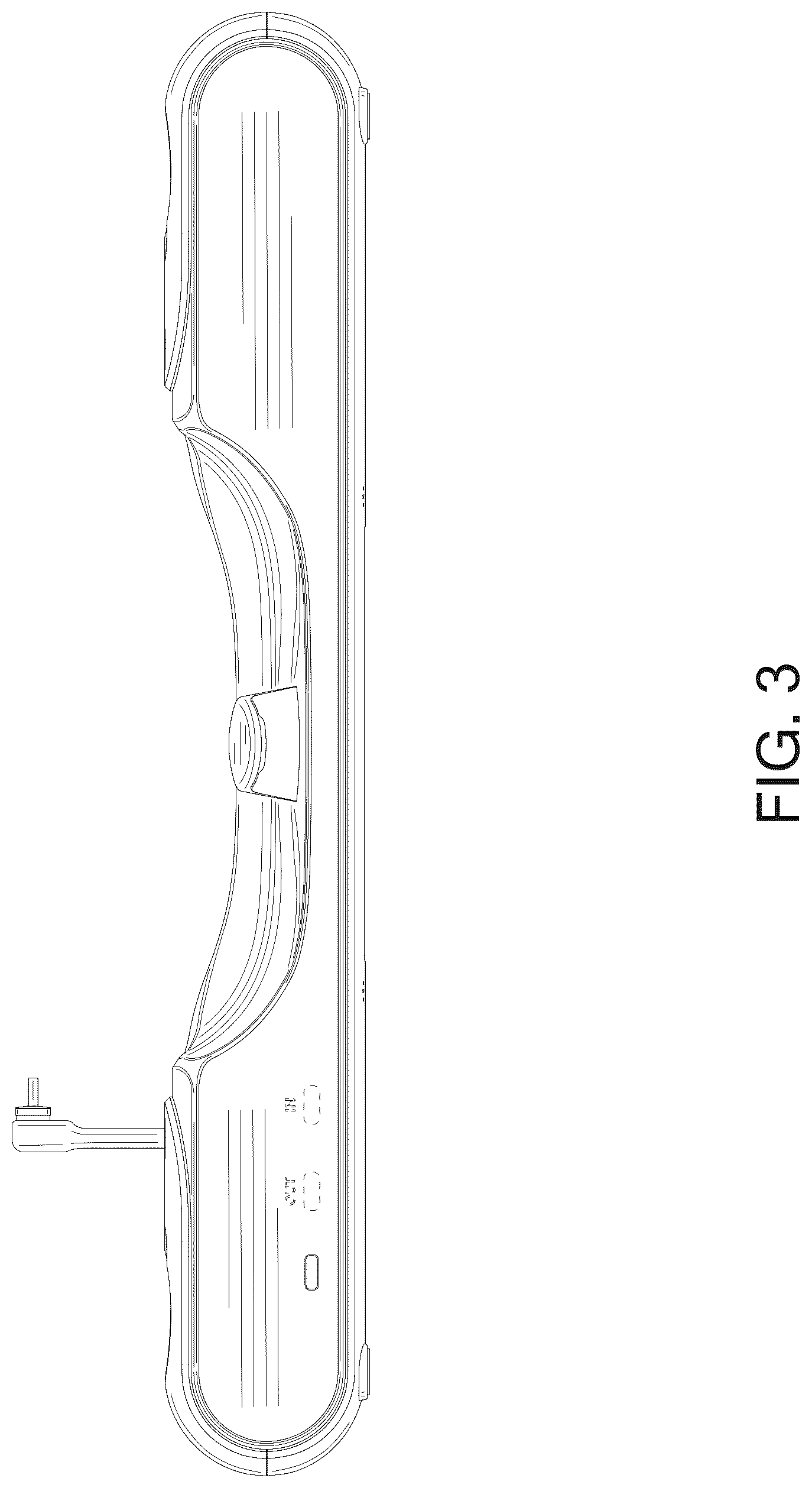 Patent USD1075656 Figure 3 – Charging dock