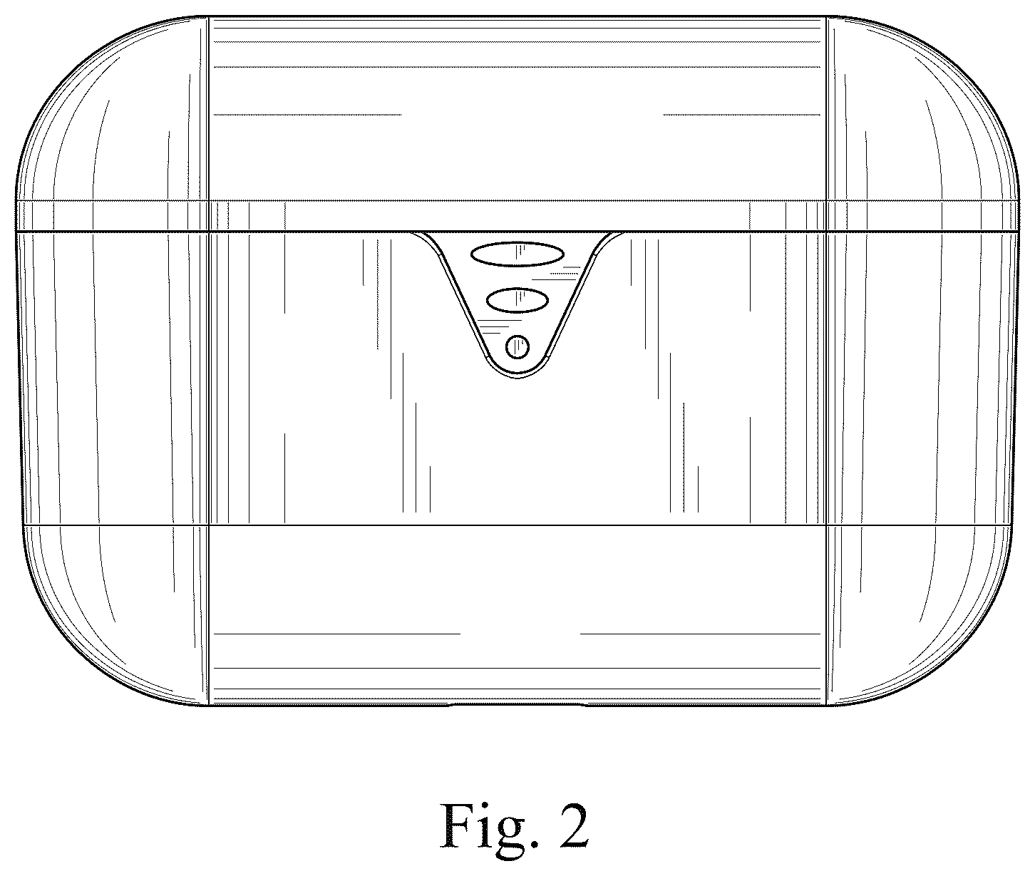 Patent USD1075661 Figure 2 – Charging box