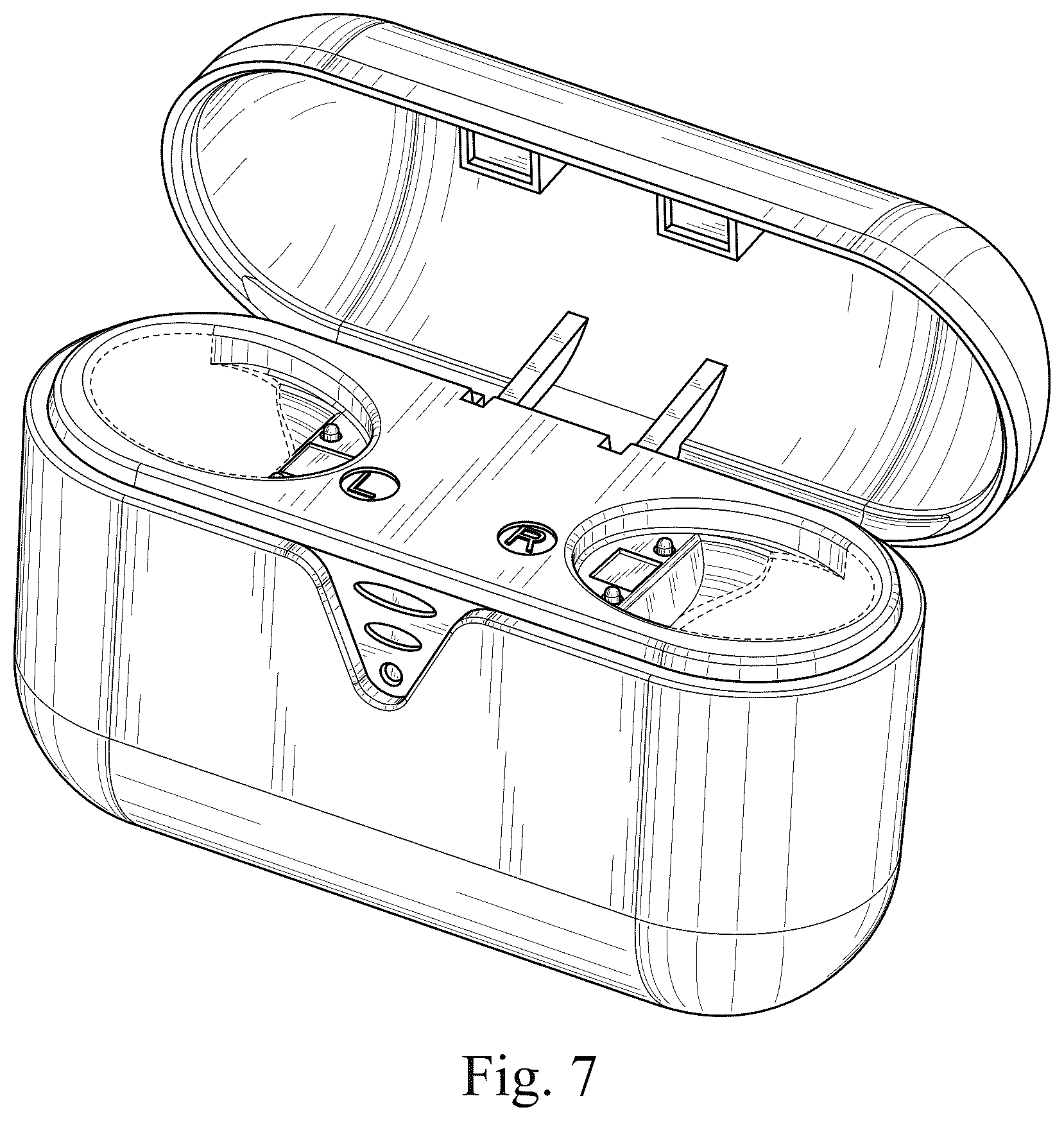 Patent USD1075661 Figure 7 – Charging box