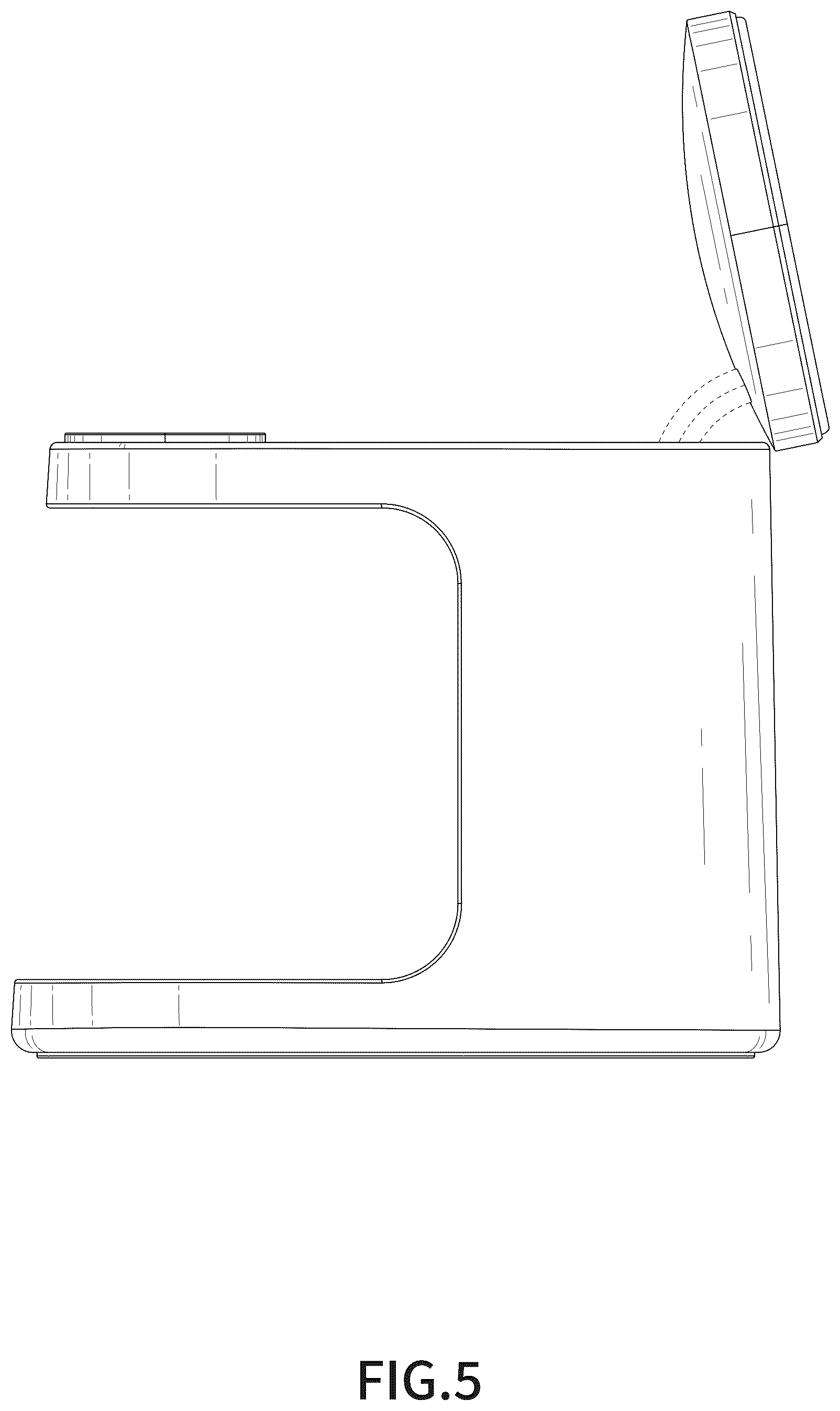 Patent USD1075665 Figure 5 – Wireless charger