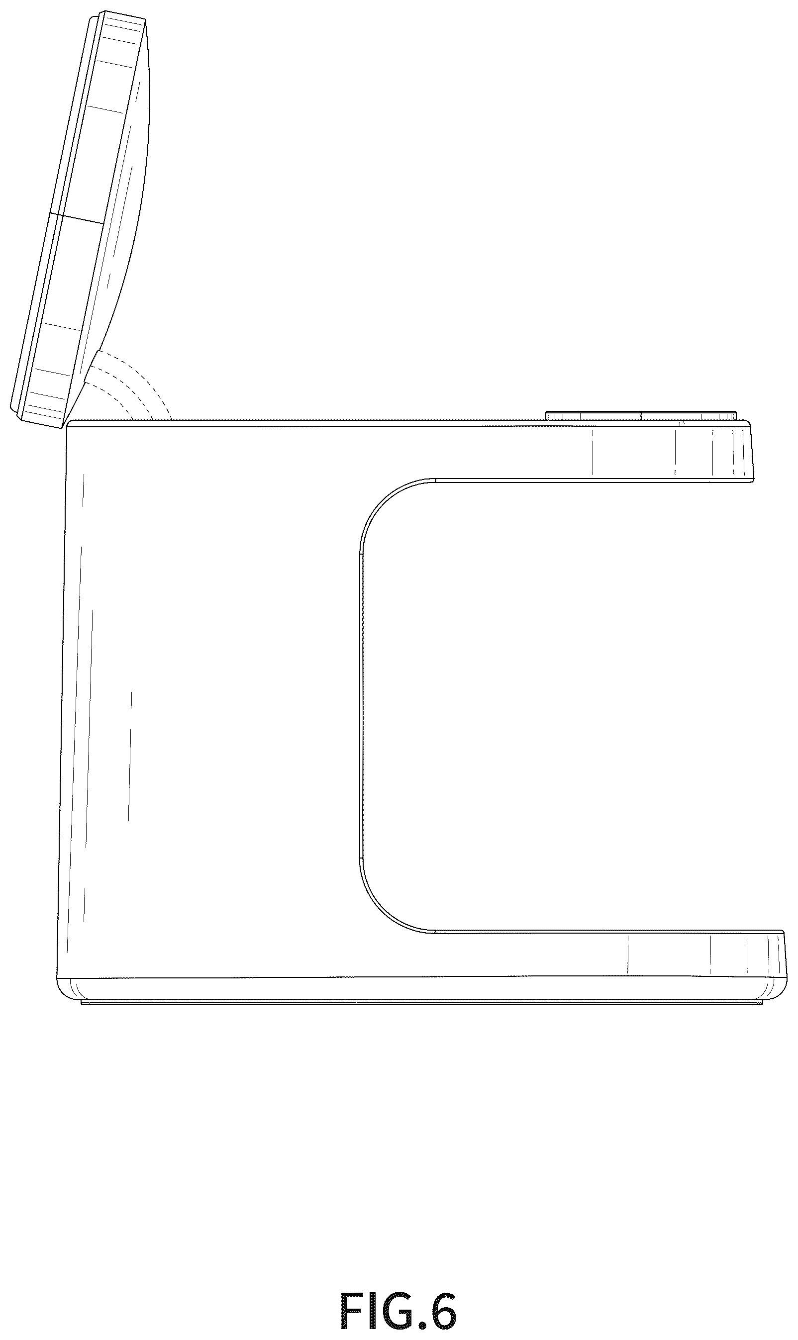 Patent USD1075665 Figure 6 – Wireless charger