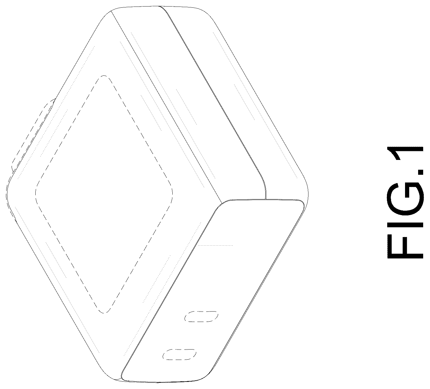 Patent USD1075666 Figure 1 – Laptop charger for mobile phone