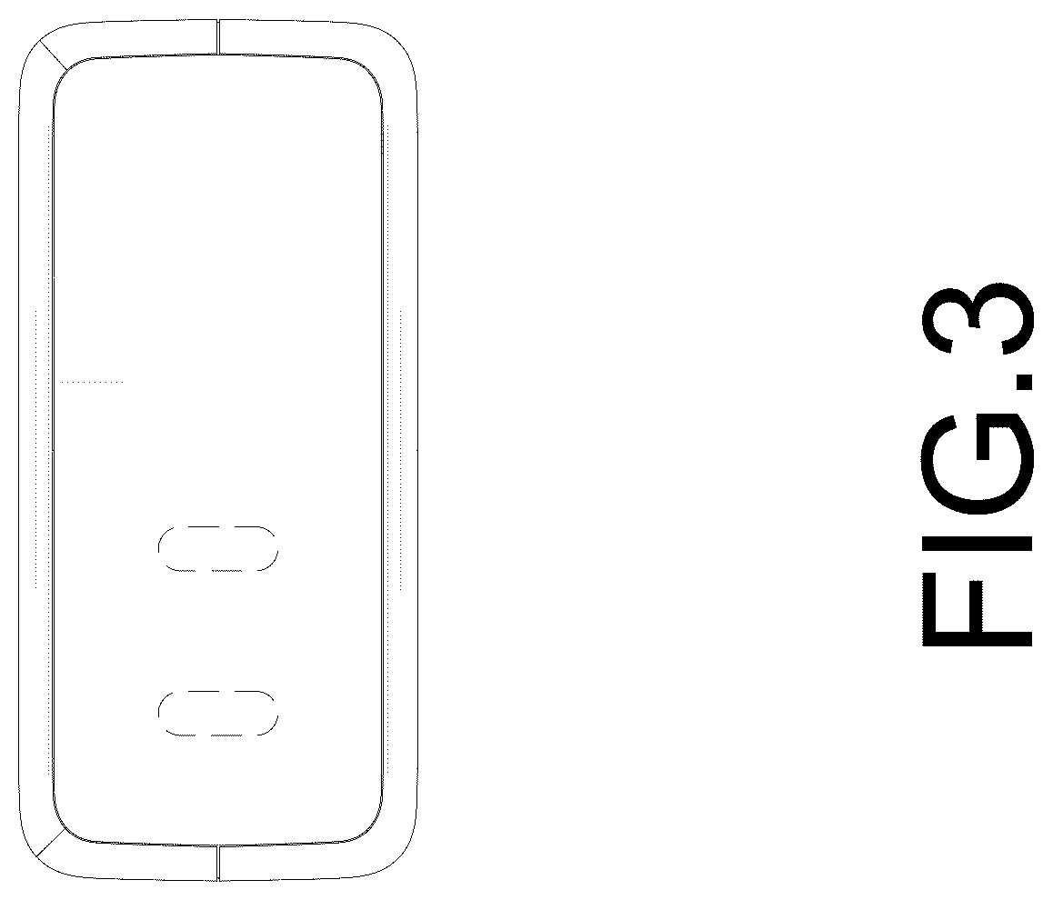Patent USD1075666 Figure 3 – Laptop charger for mobile phone