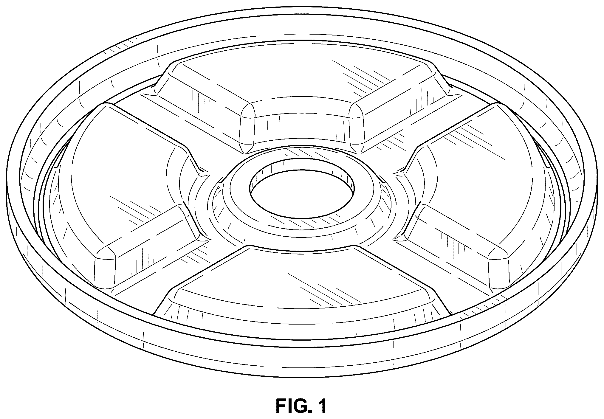 Patent USD1075677 — Cap for battery — Figure 1