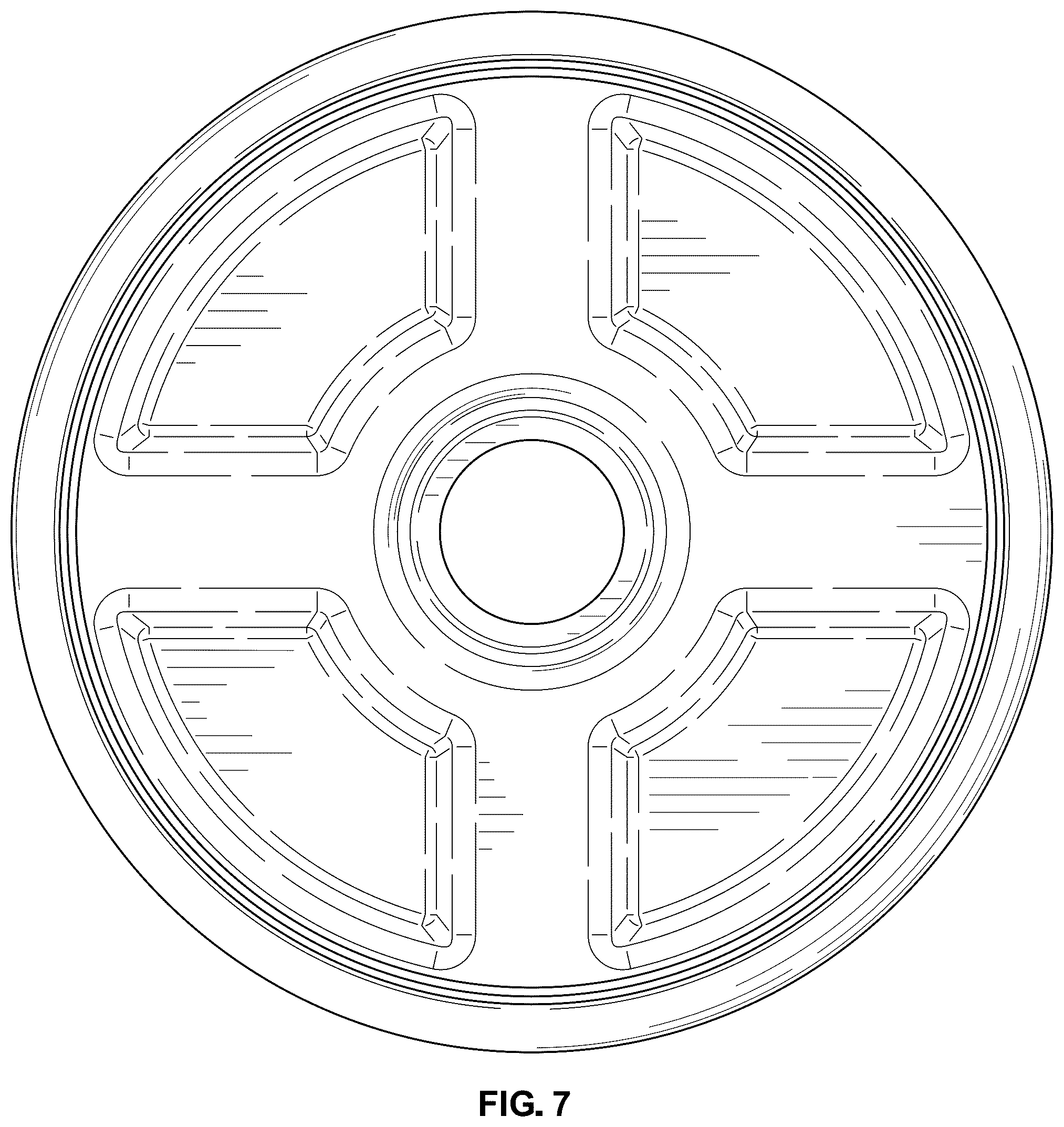 Patent USD1075677 Figure 5 – Cap for battery