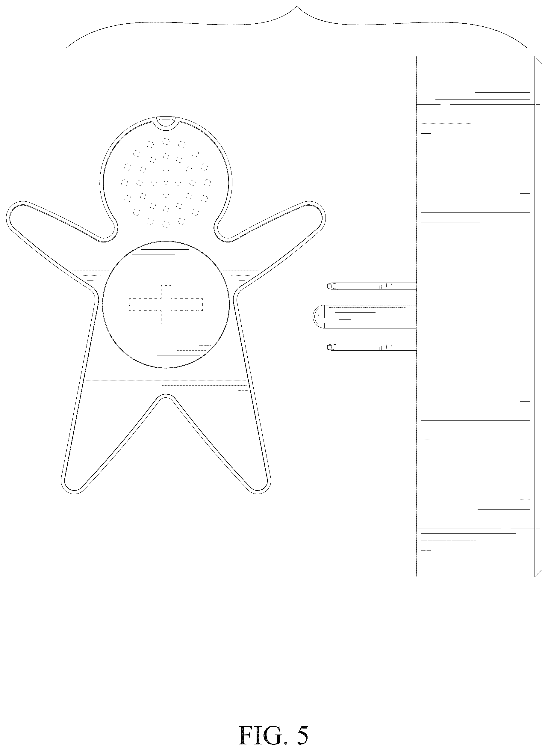 Patent USD1075685 Figure 5 – Outlet and remote control assembly