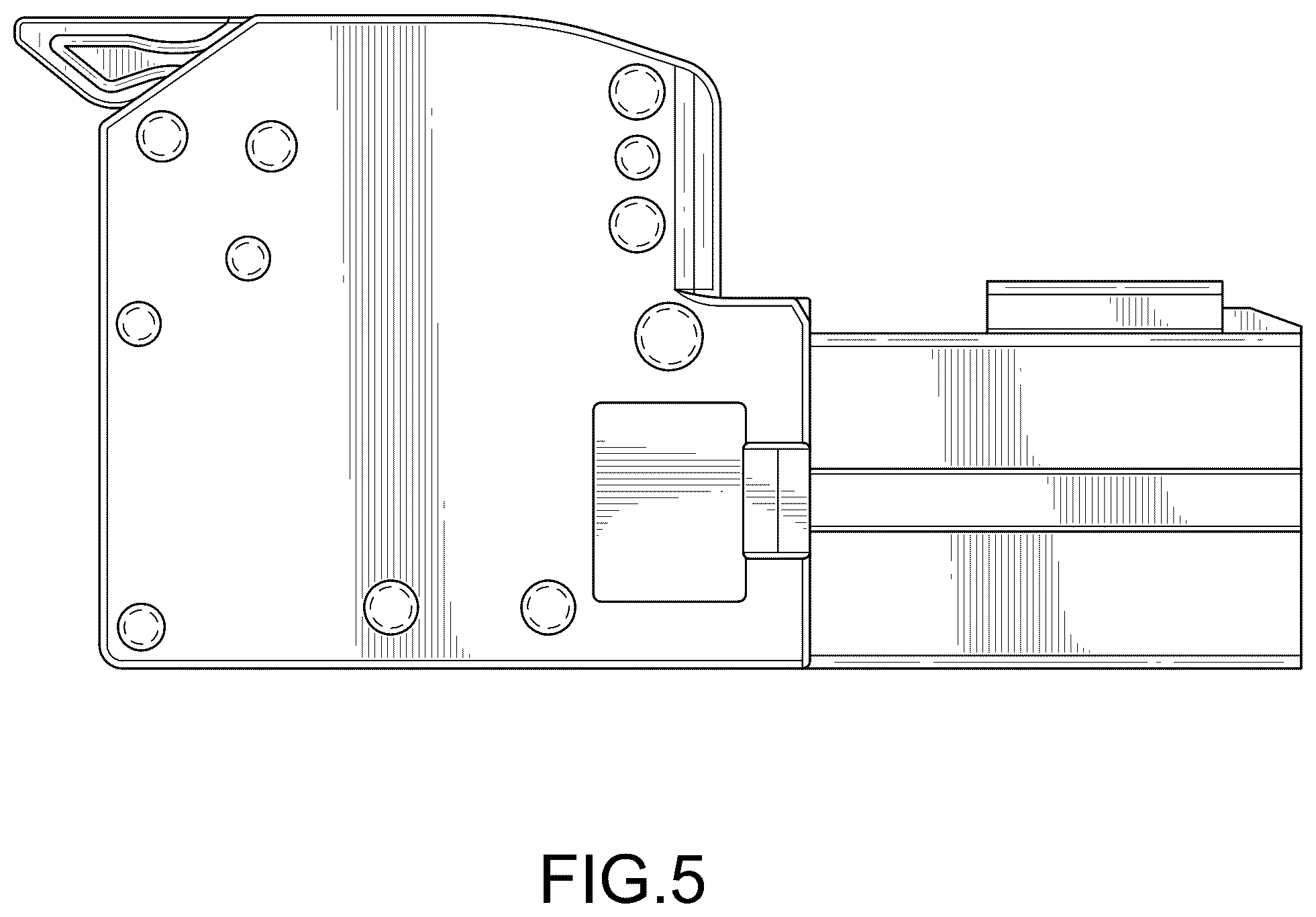 Patent USD1075690 Figure 5 – Electric connector