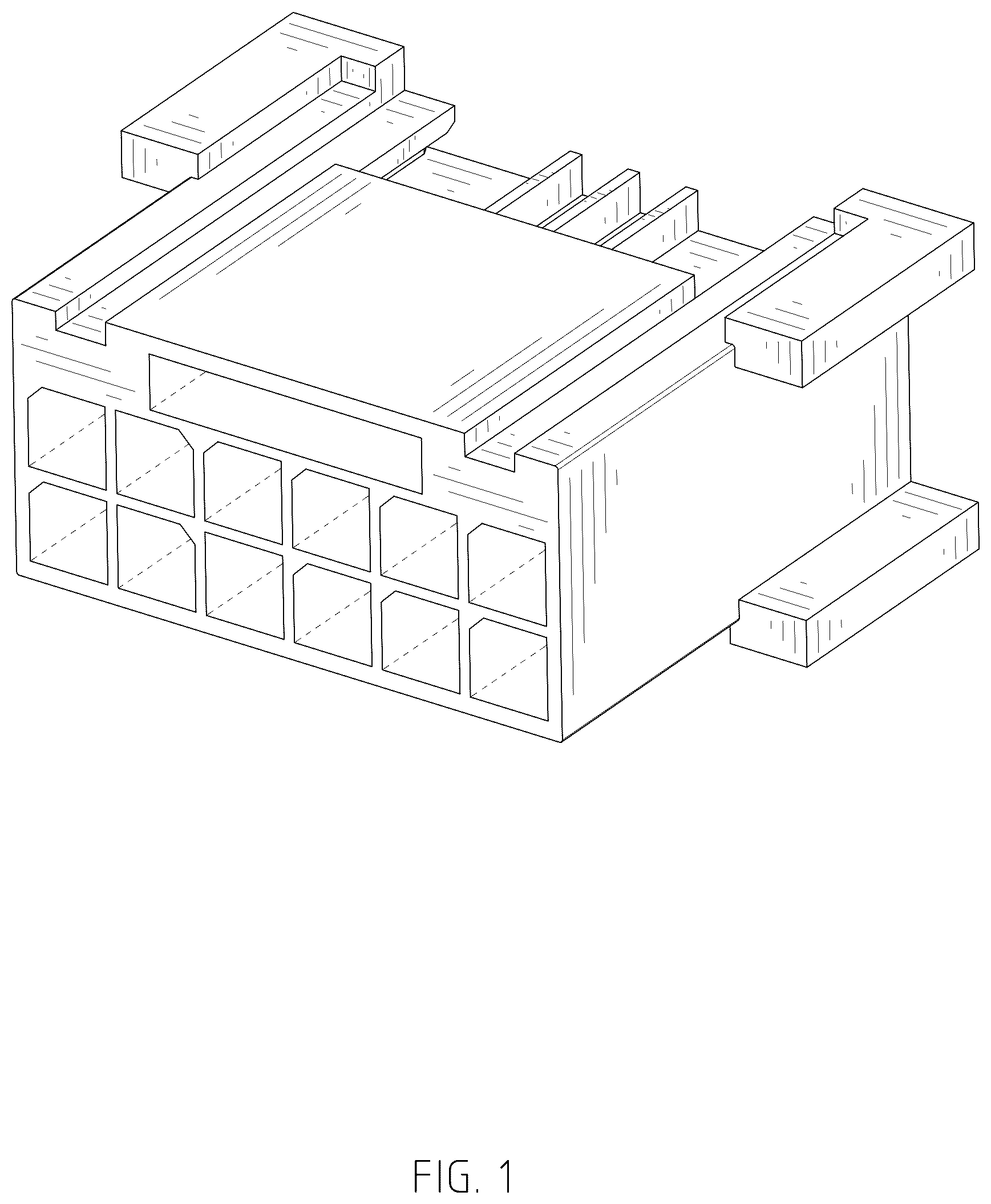 Patent USD1075692 Figure 1 – Connector shell