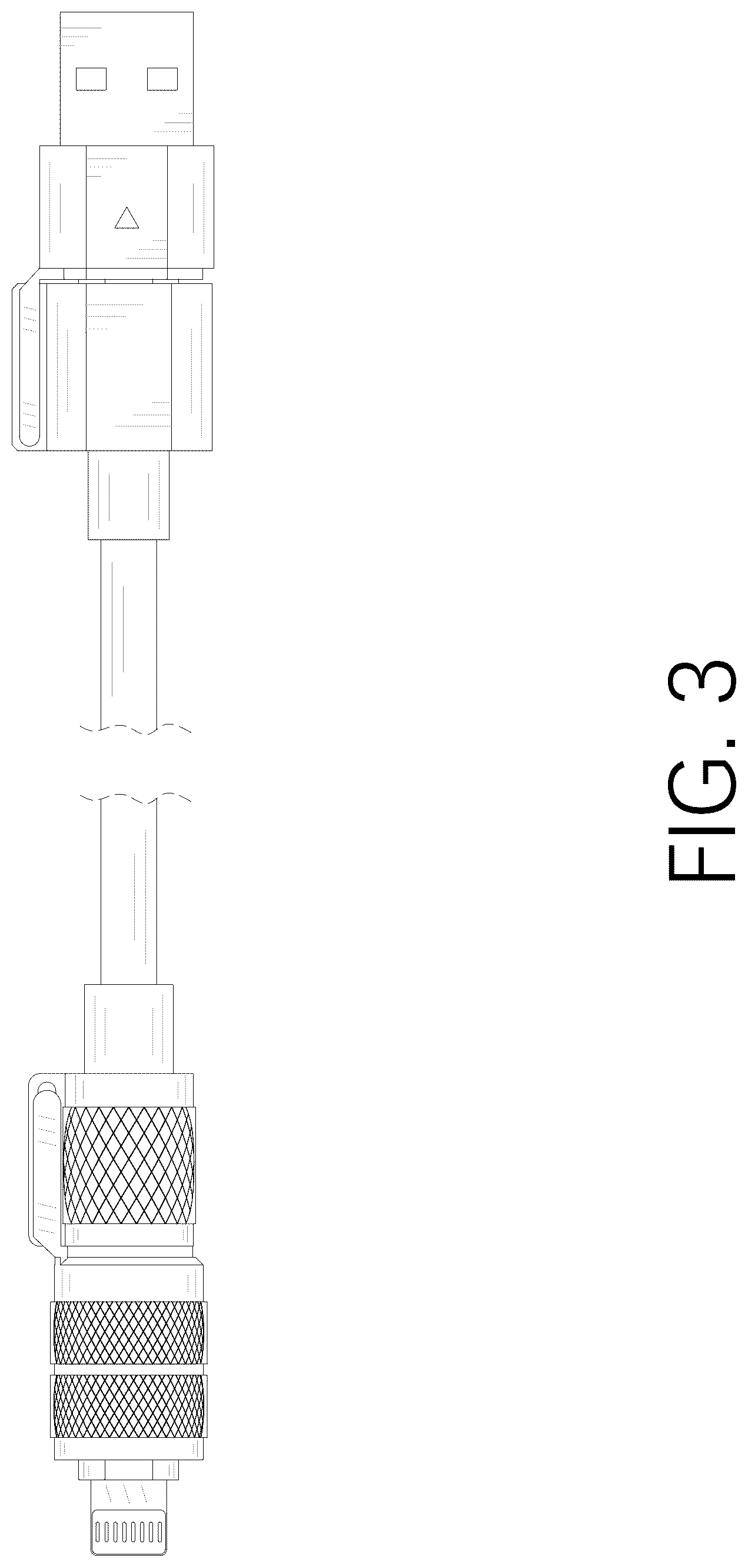 Patent USD1075694 Figure 3 – 4-in-1 multi USB charging cable