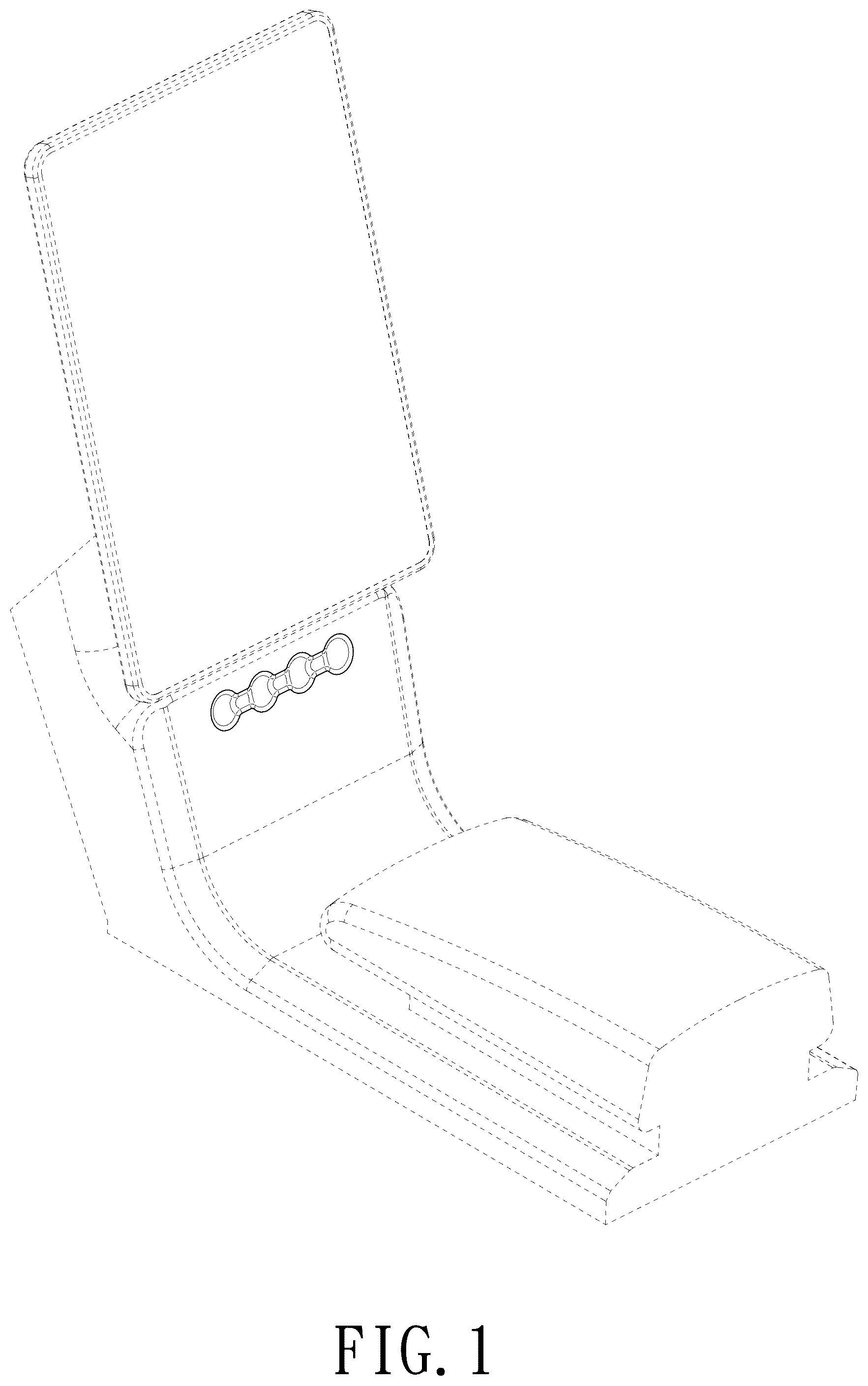 Patent USD1075697 Figure 1 – Touch control groove